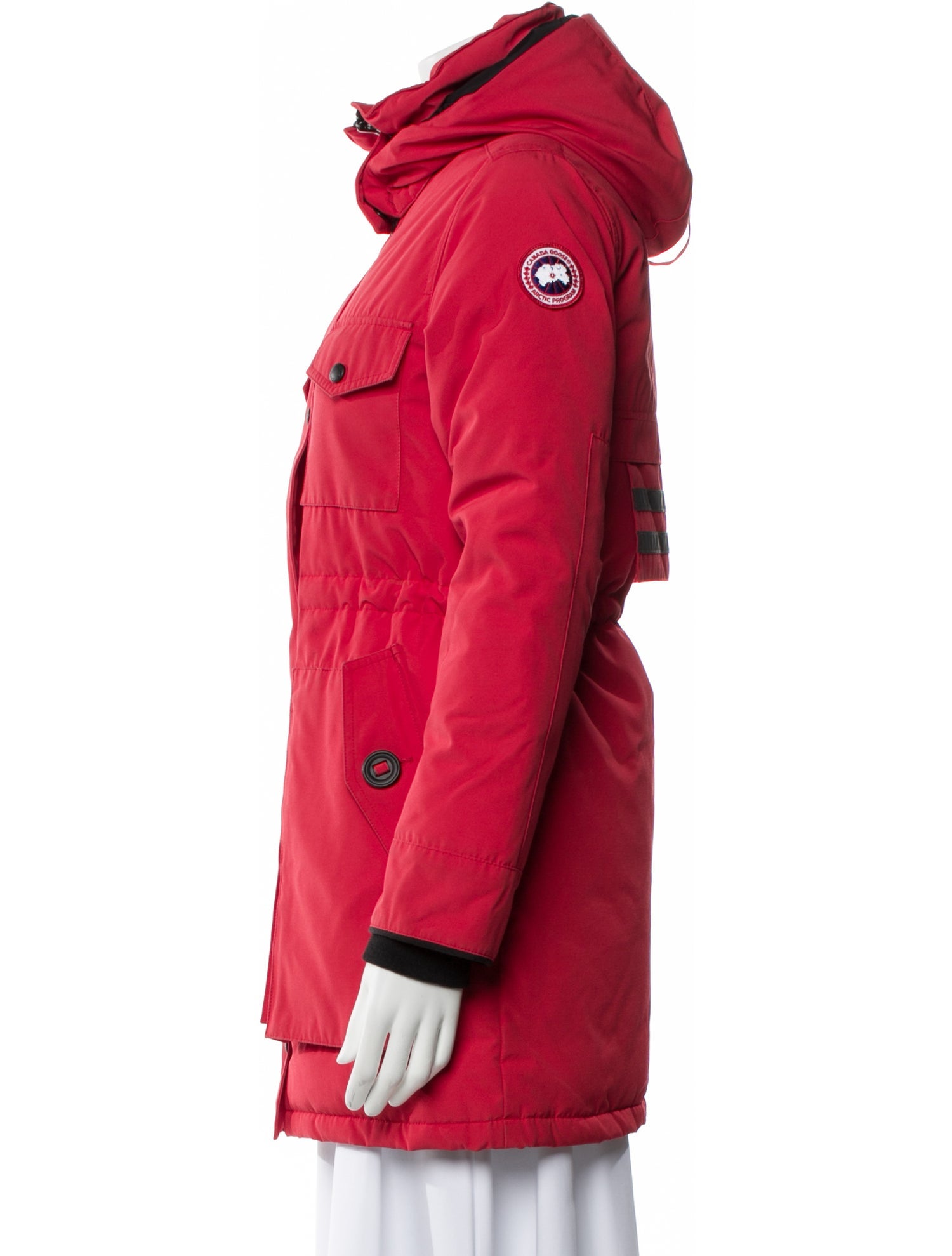Canada Goose Colorblock Pattern Down Coat