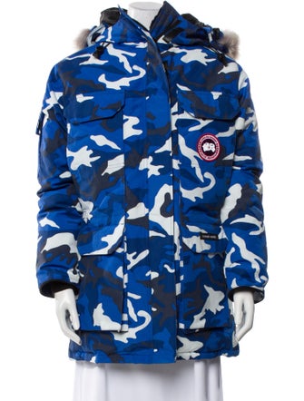 Canada Goose Camouflage Print Down Coat