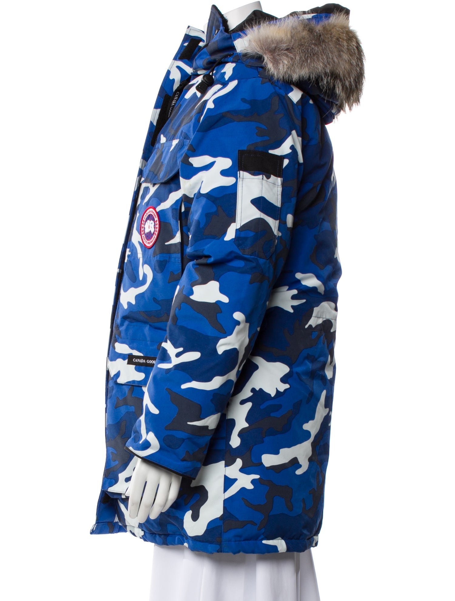 Canada Goose Camouflage Print Down Coat