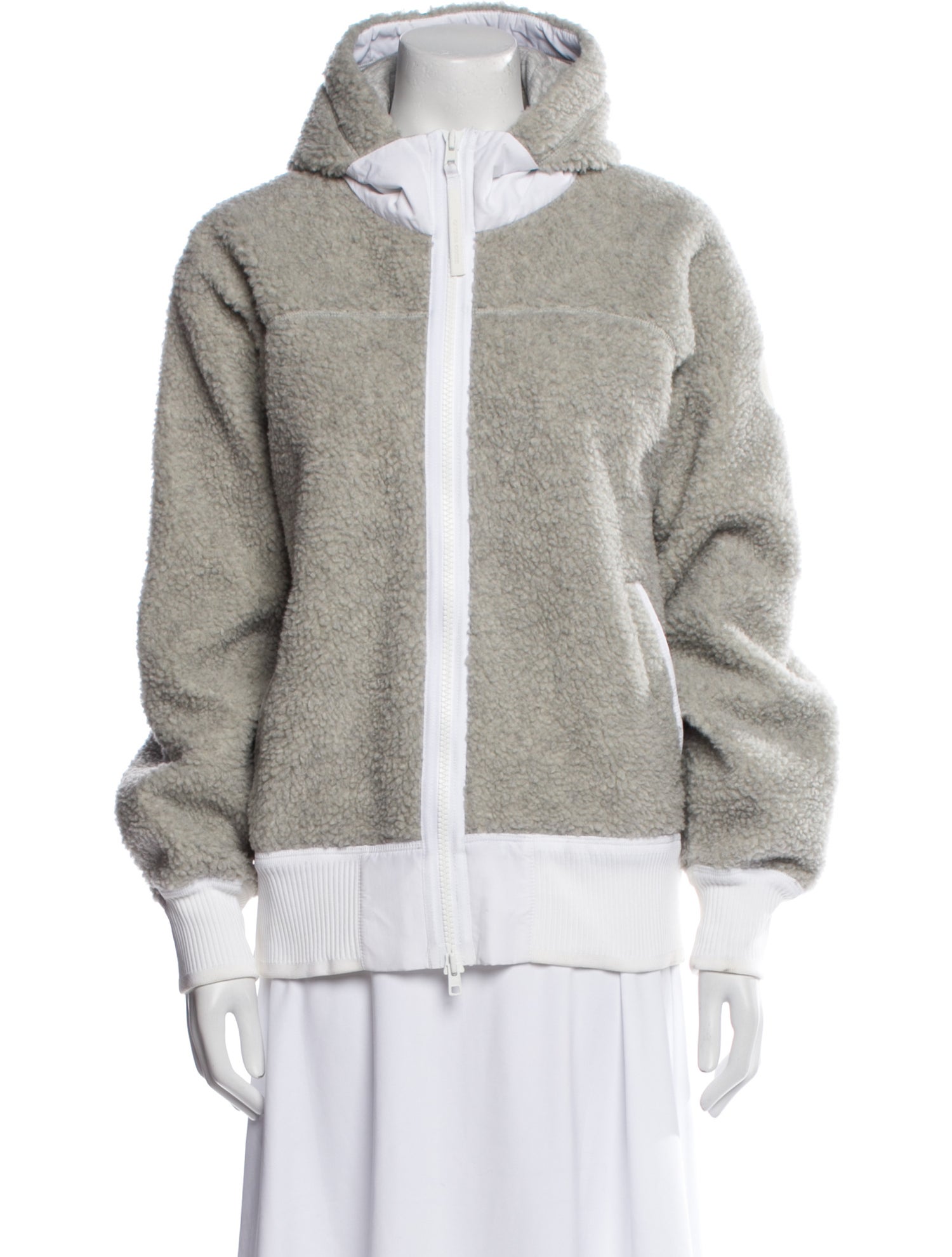 Canada Goose Wool Faux Fur Jacket