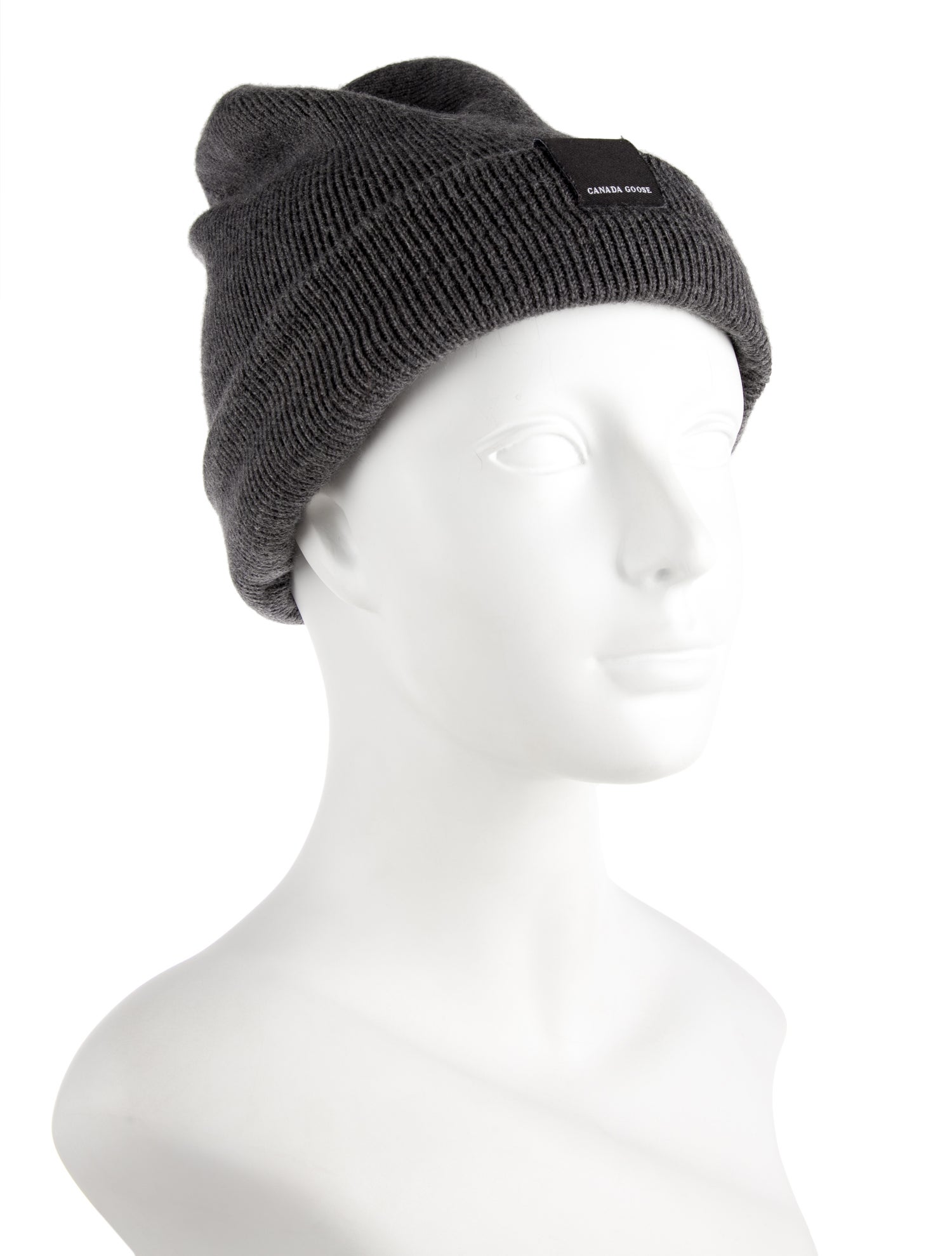 Canada Goose Wool Logo Patch Beanie