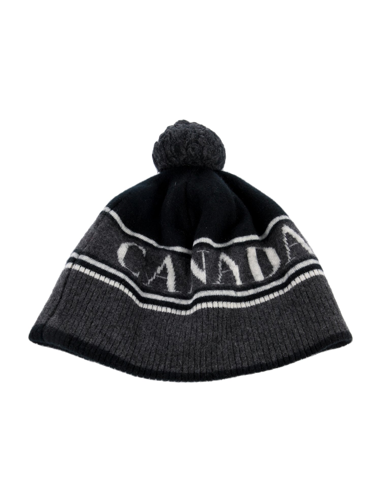 Canada Goose Wool Pom Pom Accent Beanie