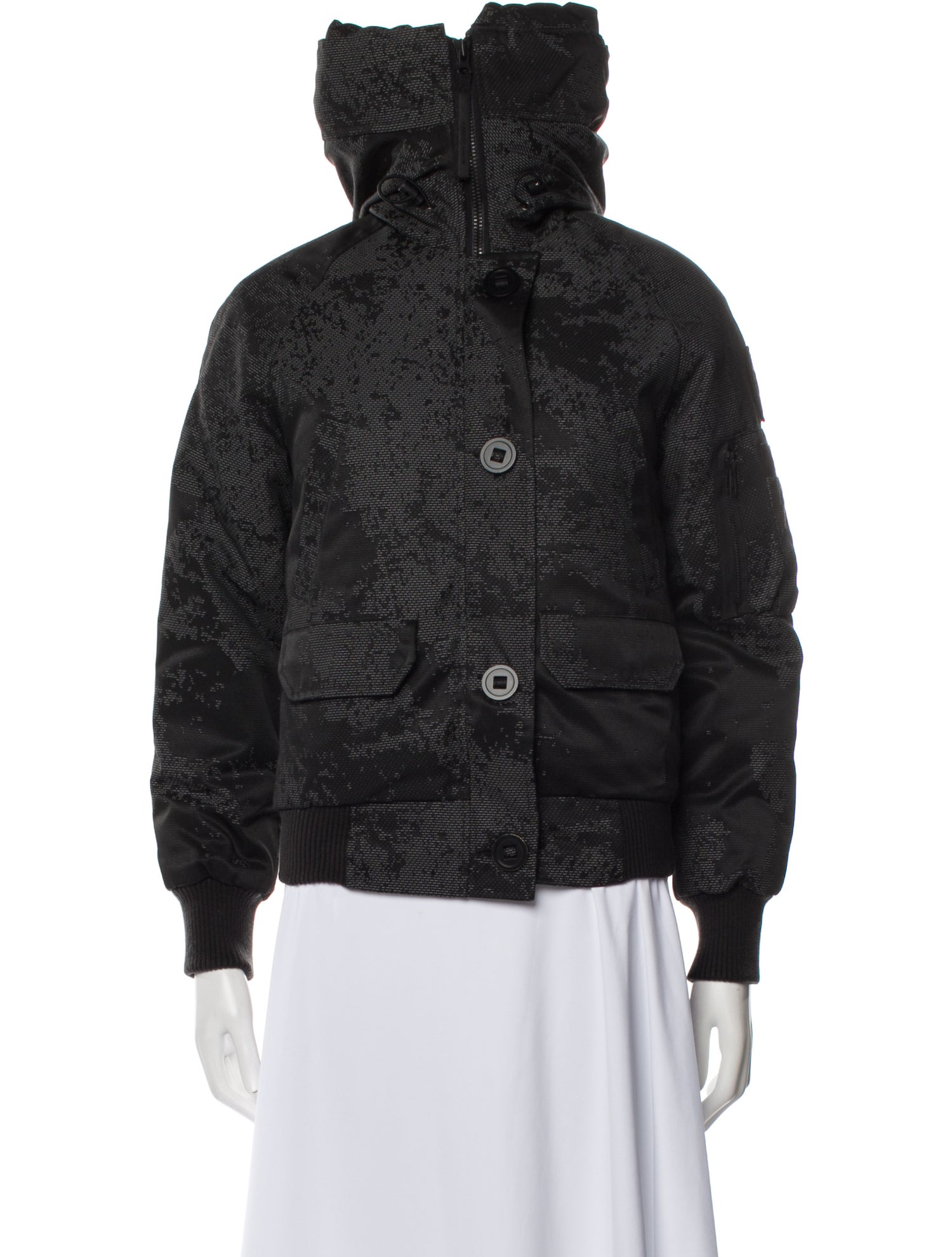 Canada Goose Floral Print Down Coat