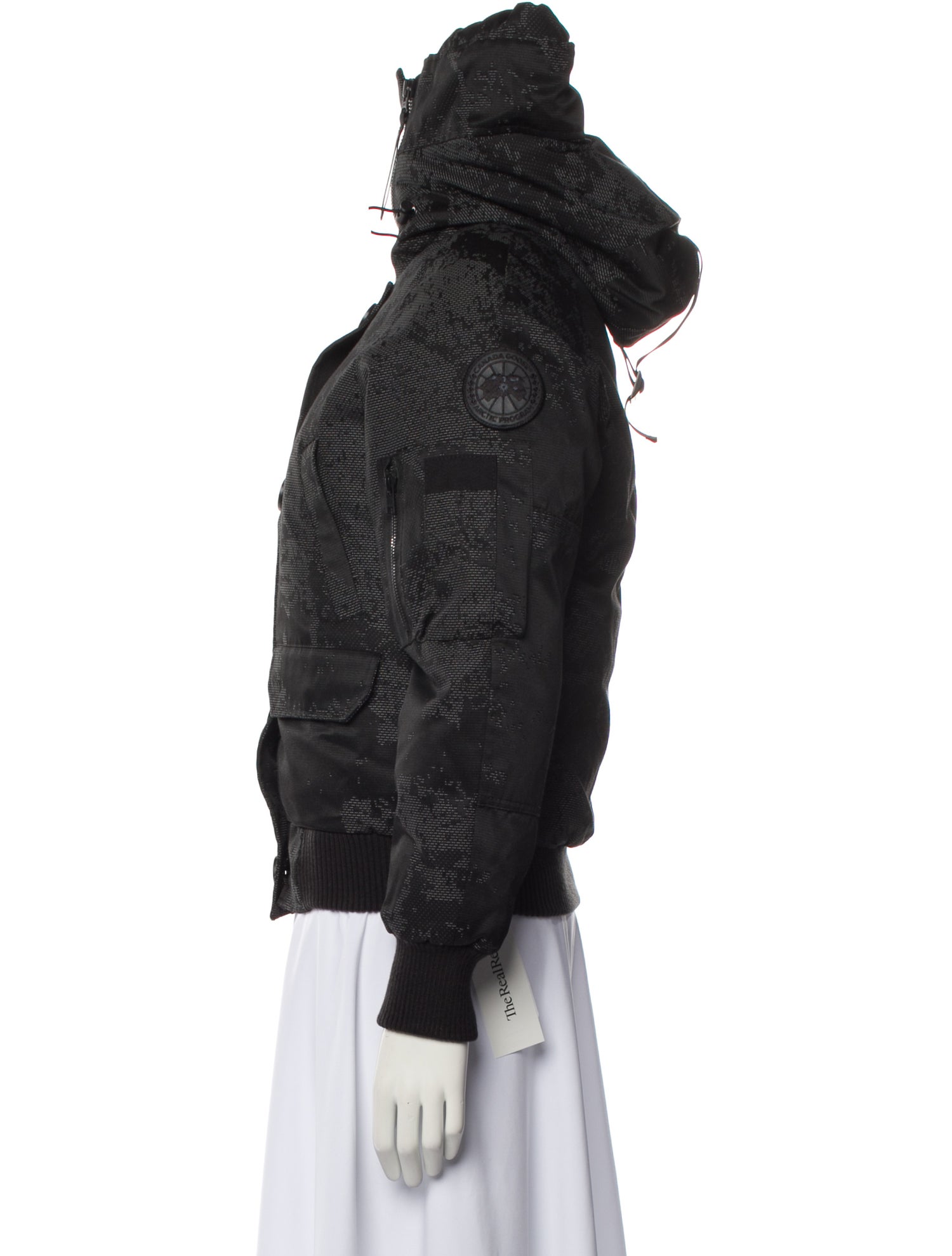 Canada Goose Floral Print Down Coat