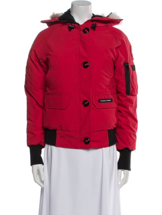 Canada Goose Colorblock Pattern Down Jacket
