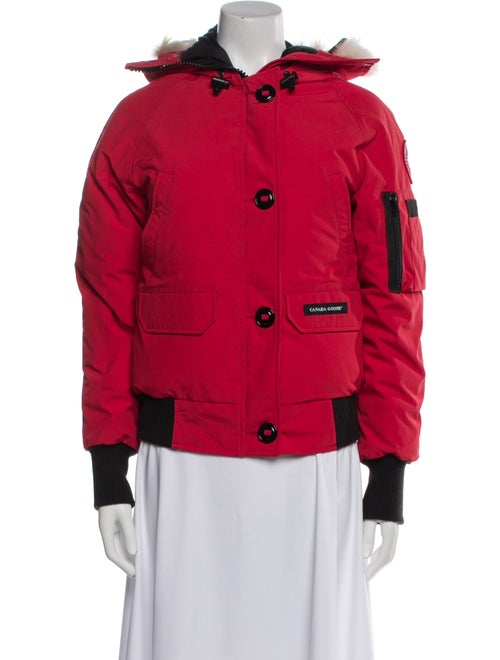 Canada Goose Colorblock Pattern Down Jacket