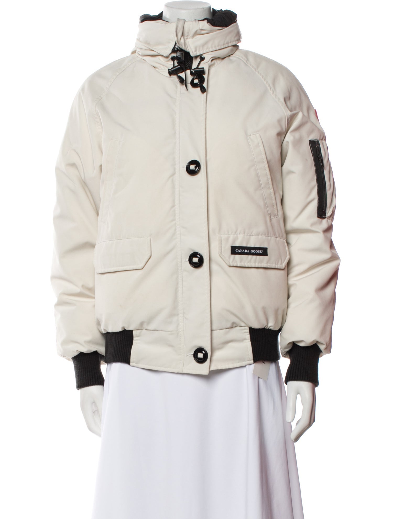 Canada Goose Colorblock Pattern Down Coat