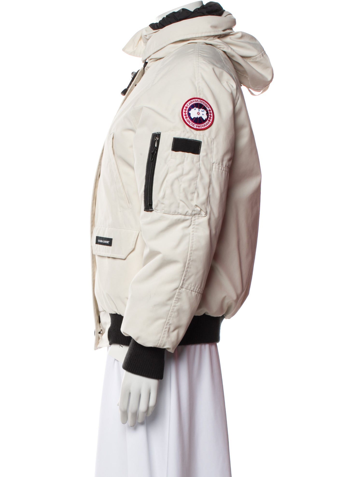 Canada Goose Colorblock Pattern Down Coat