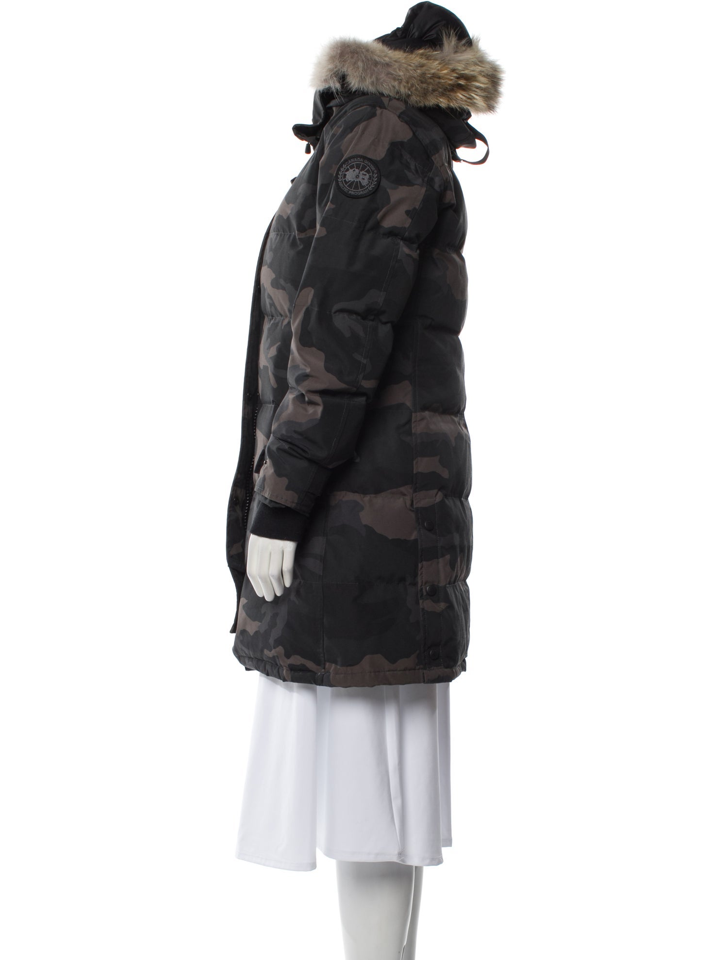Canada Goose Camouflage Print Parka