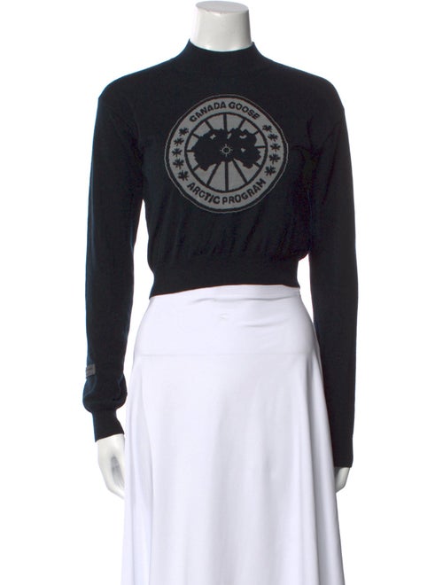 Canada Goose Wool Graphic Print Sweater
