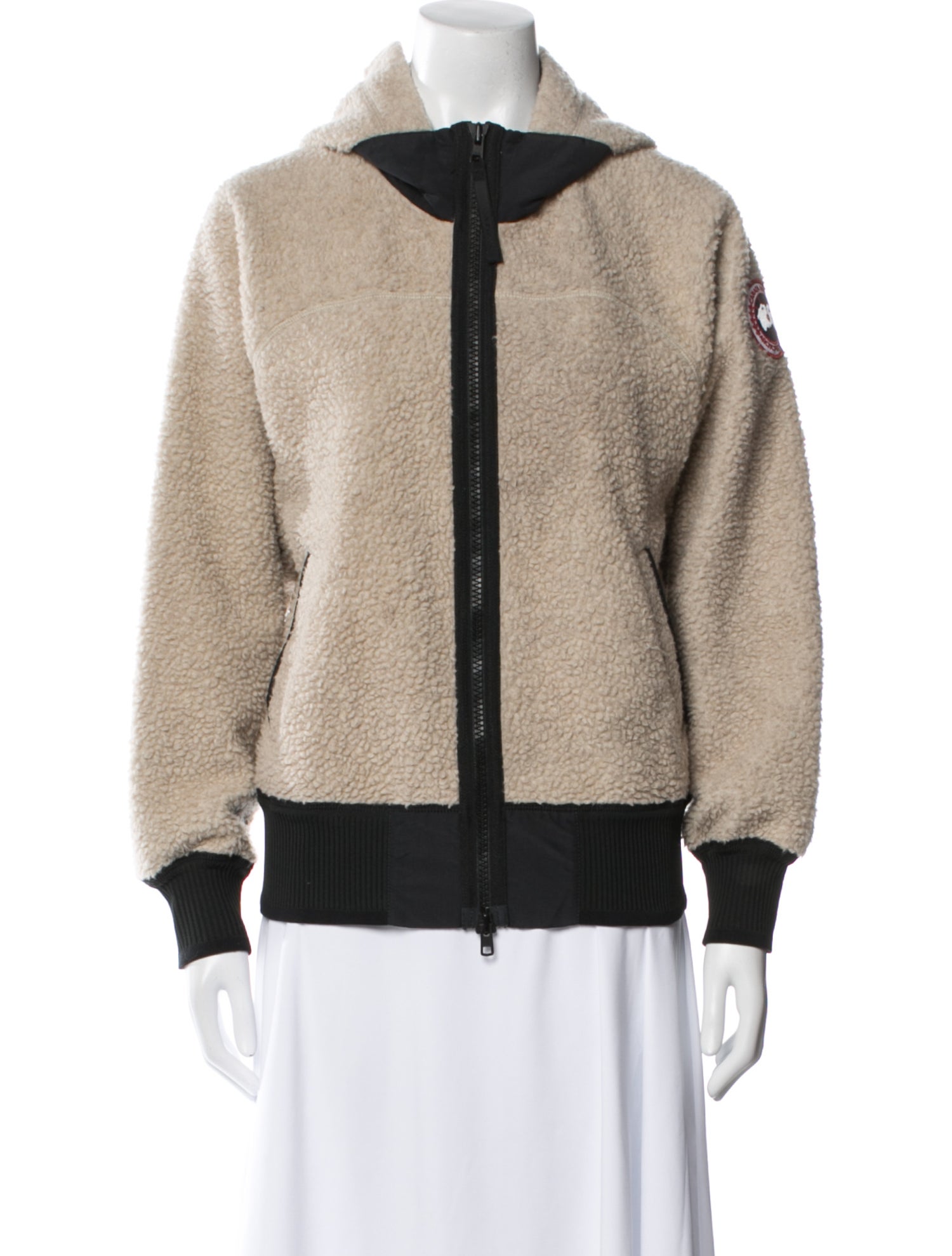 Canada Goose Wool Colorblock Pattern Jacket