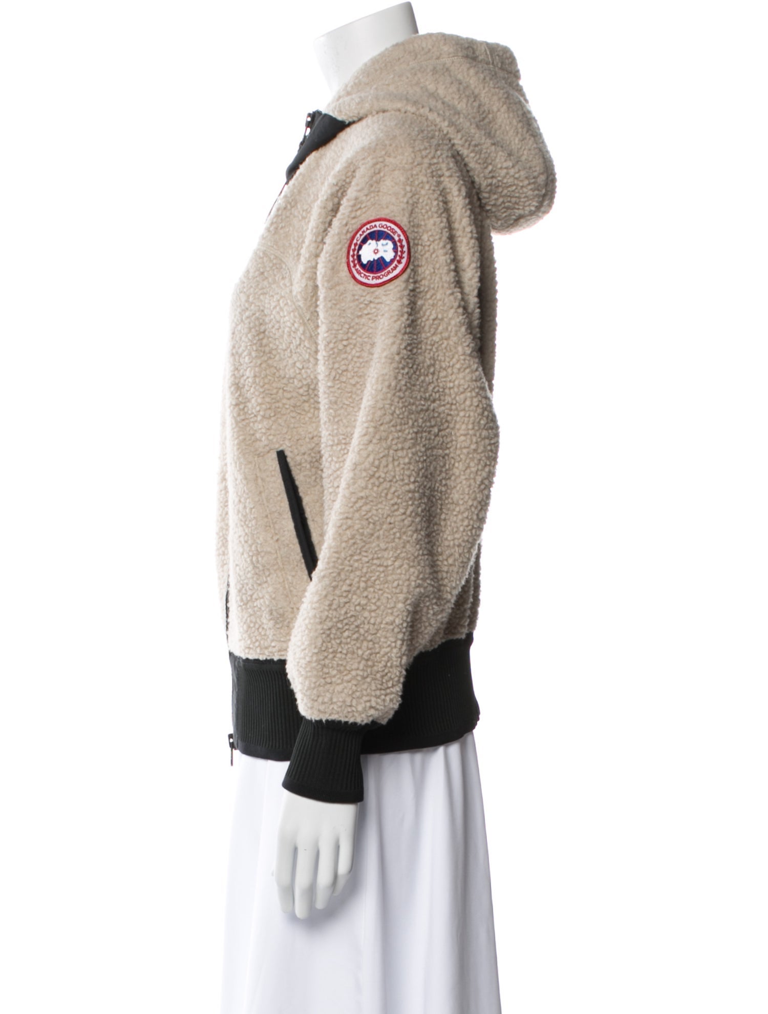 Canada Goose Wool Colorblock Pattern Jacket