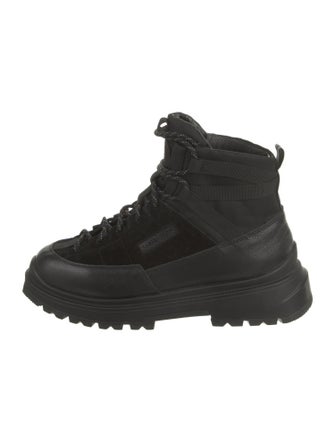 Canada Goose Leather Lace-Up Boots