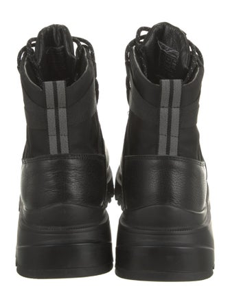 Canada Goose Leather Lace-Up Boots