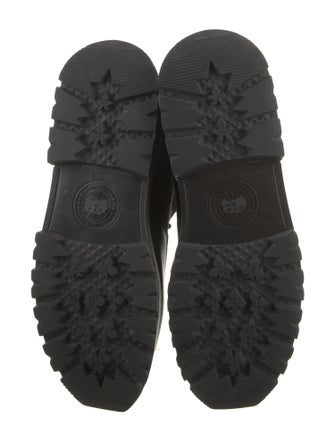 Canada Goose Leather Lace-Up Boots