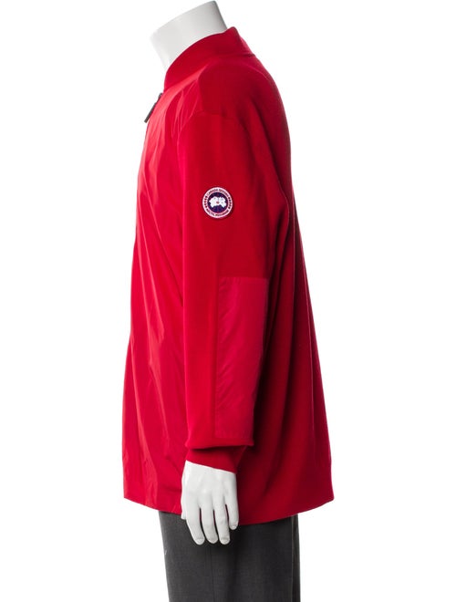 Canada Goose Merino Wool Mock Neck Cardigan