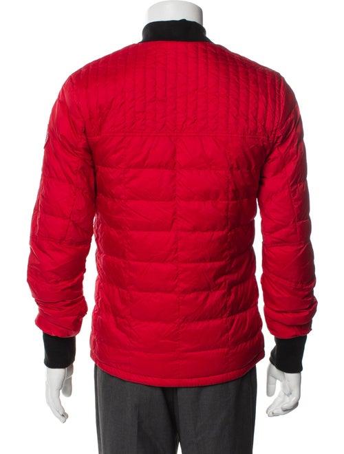 Canada Goose Colorblock Pattern Puffer Coat