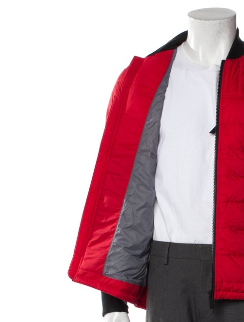 Canada Goose Colorblock Pattern Puffer Coat