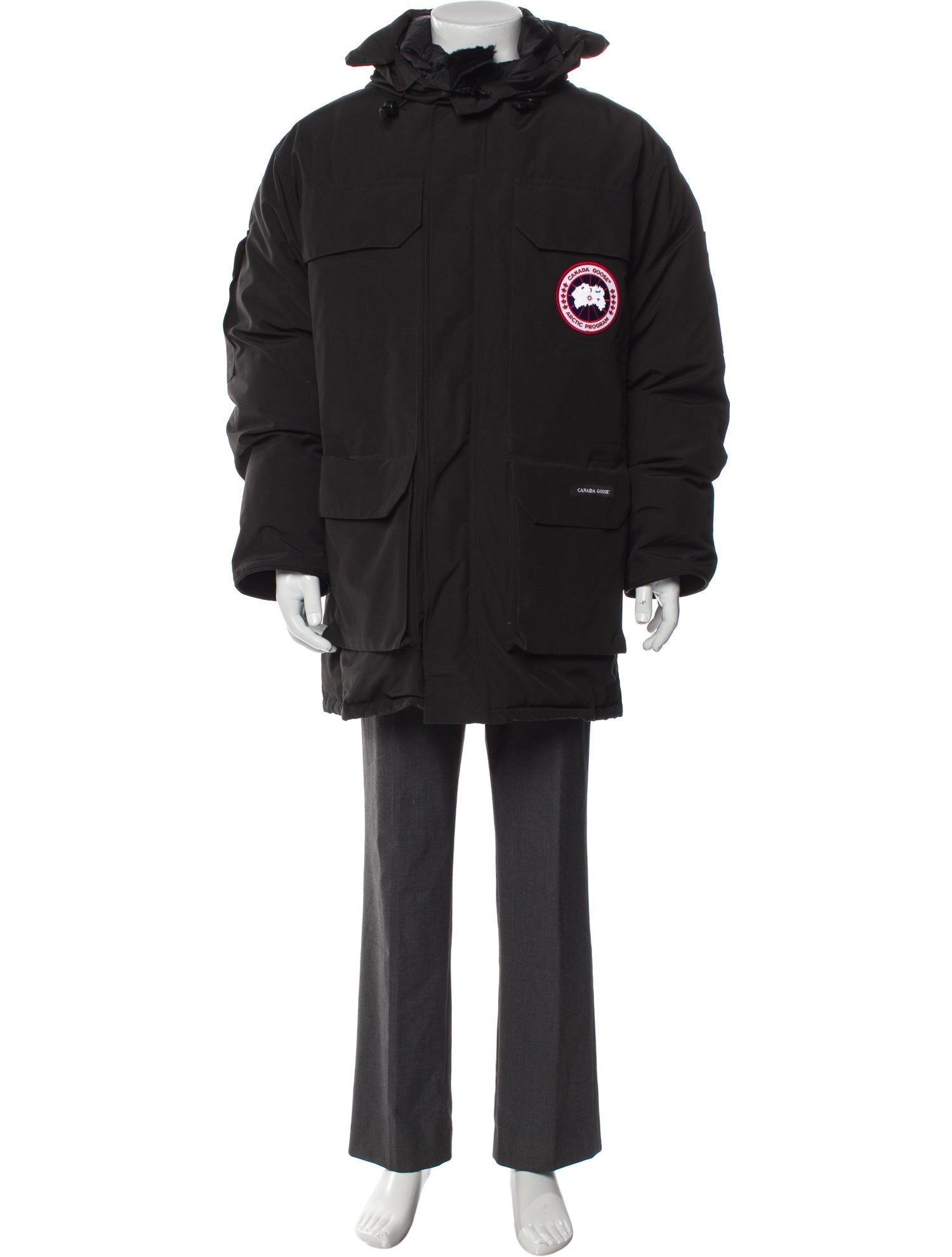 Canada Goose Down Parka Graphic Print Parka