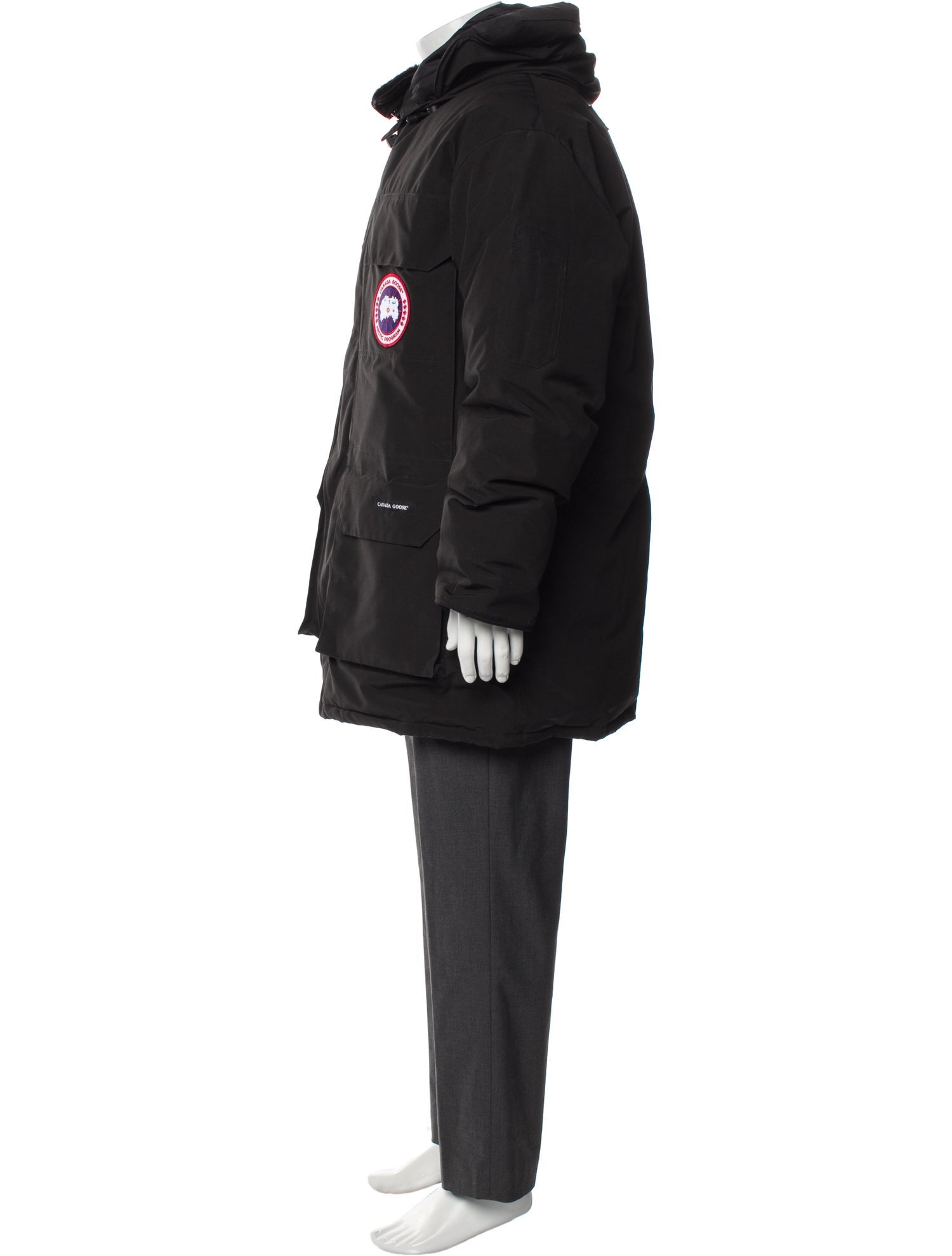 Canada Goose Down Parka Graphic Print Parka