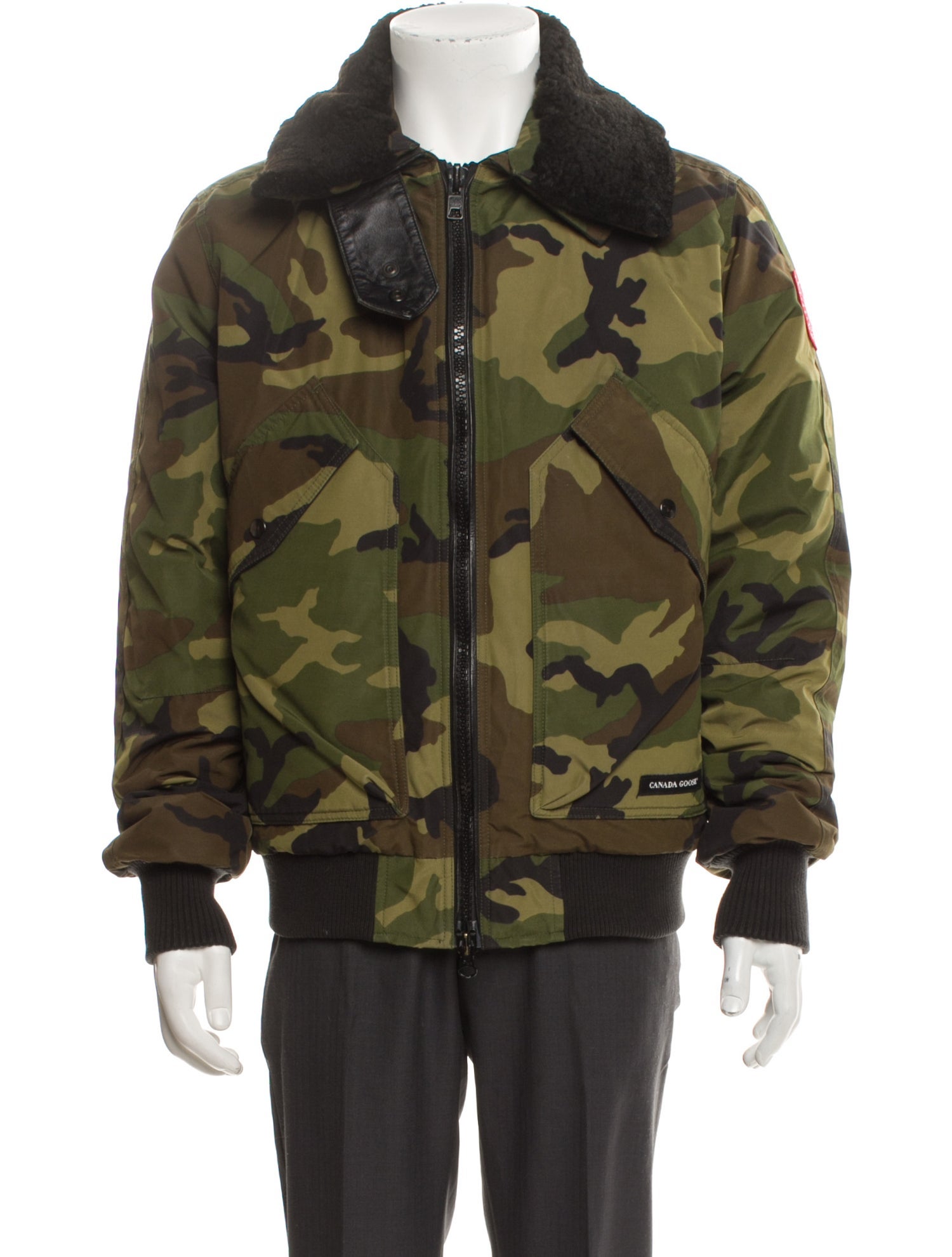 Canada Goose Camouflage Print Jacket