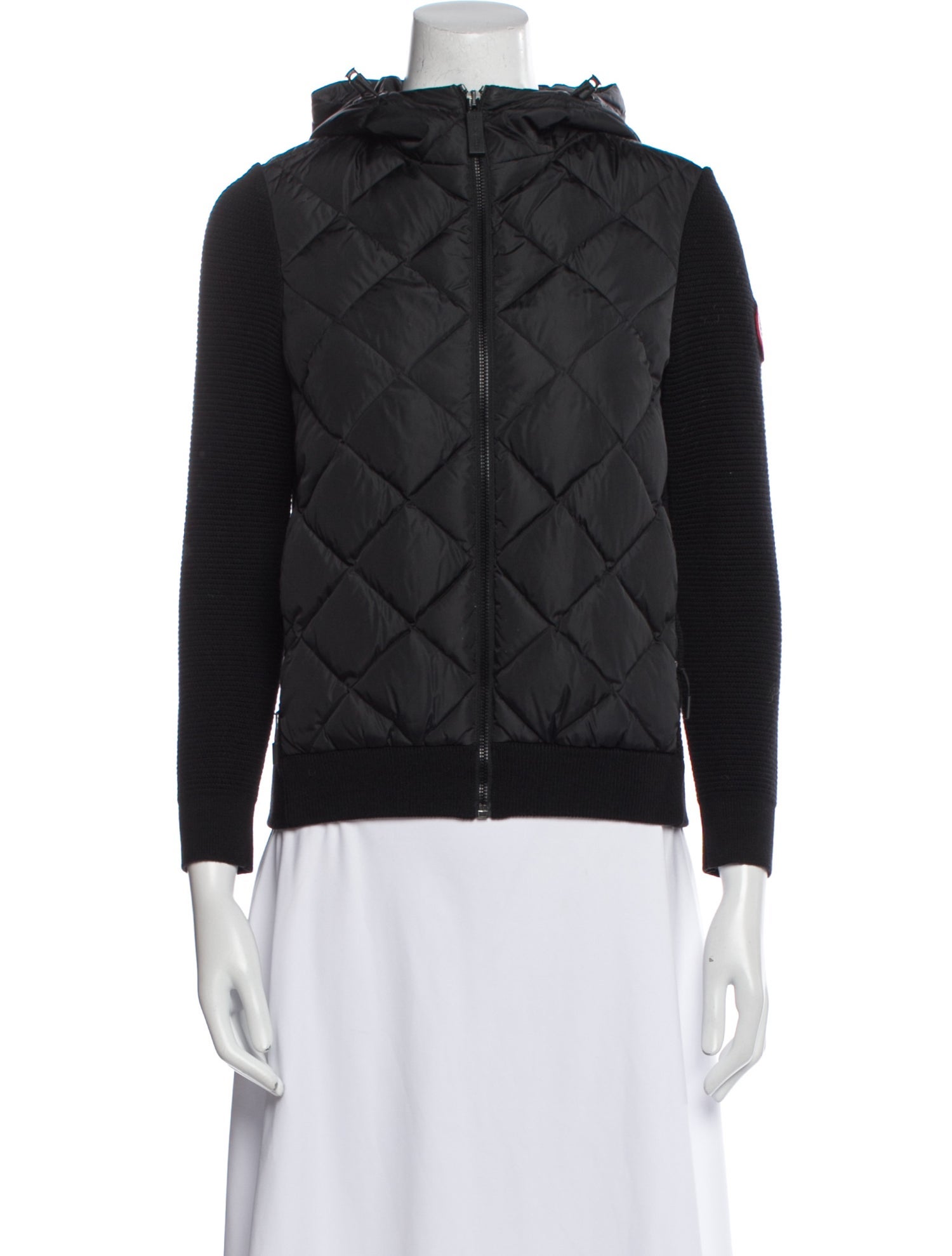 Canada Goose Wool Printed Down Jacket