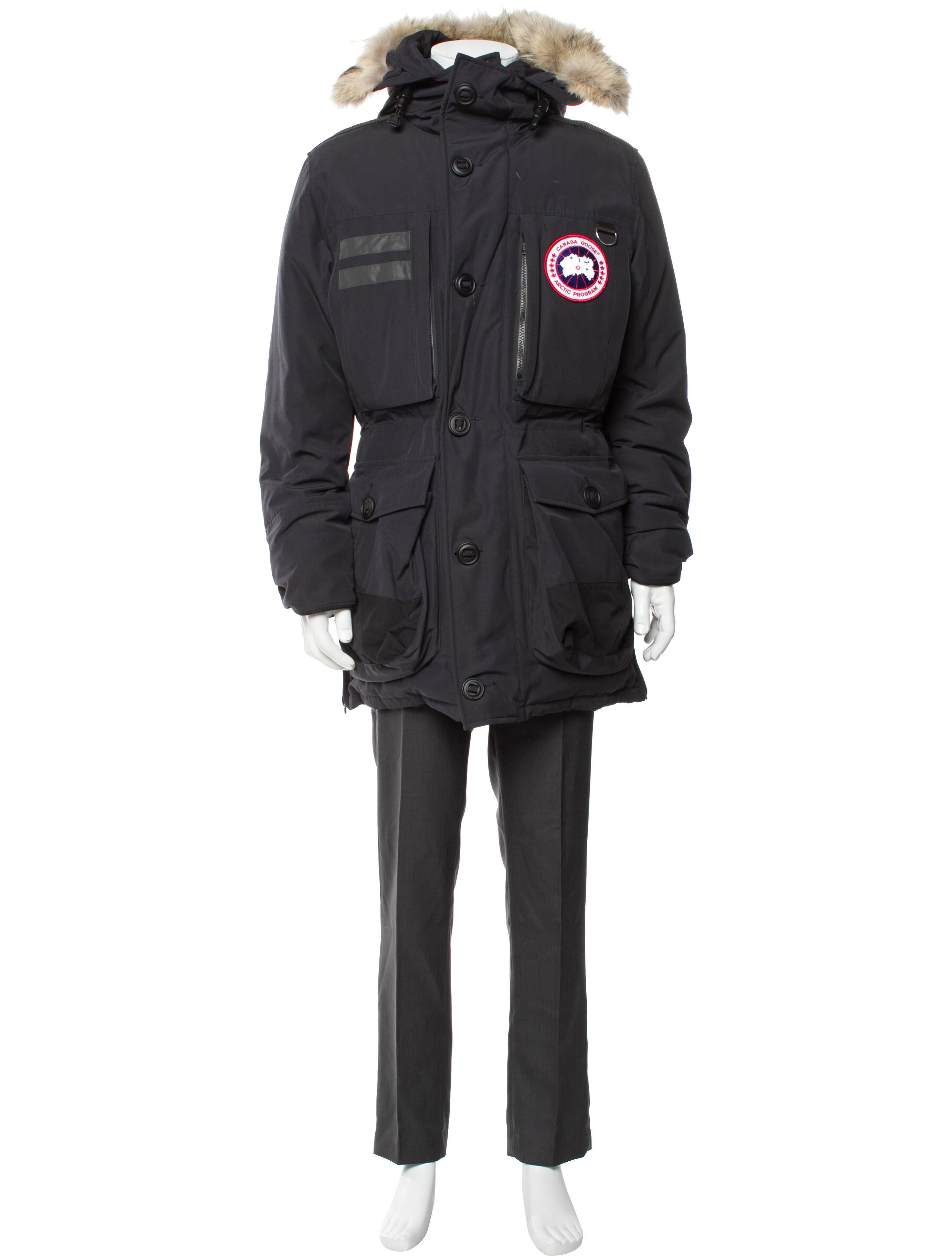 Canada Goose Signature Logo Graphic Print Parka