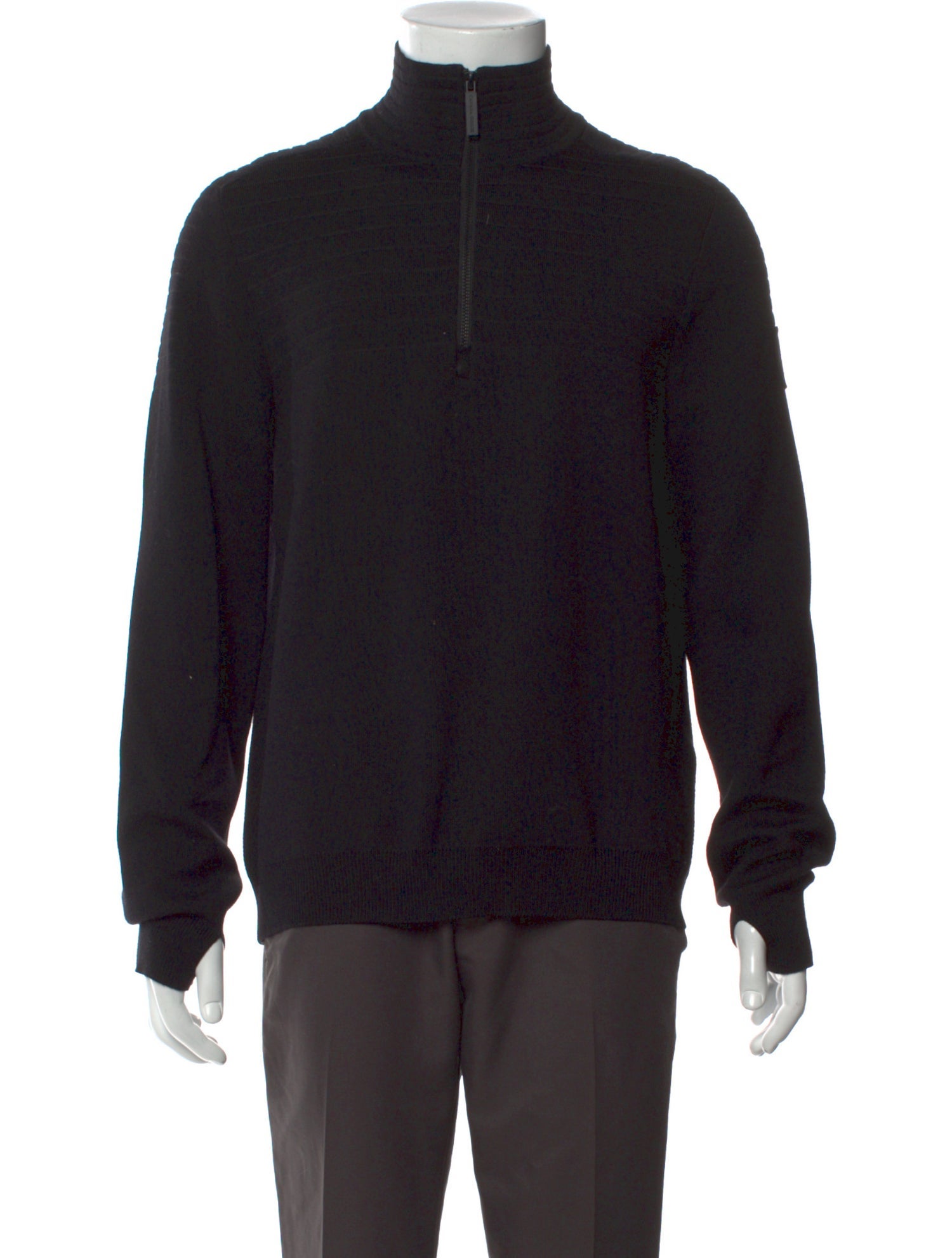 Canada Goose Merino Wool Mock Neck Cardigan