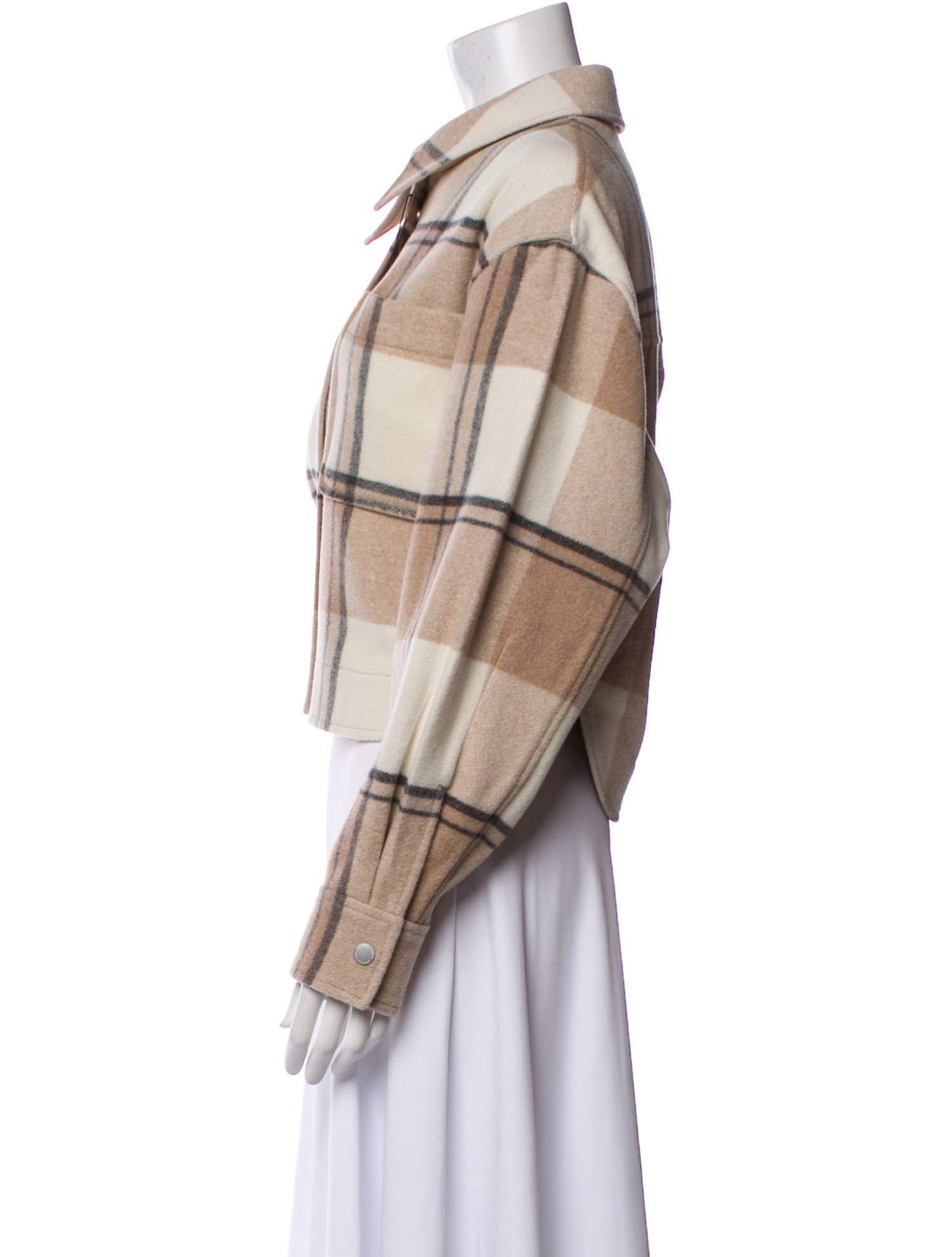 Canada Goose Wool Plaid Print Jacket w/ Tags