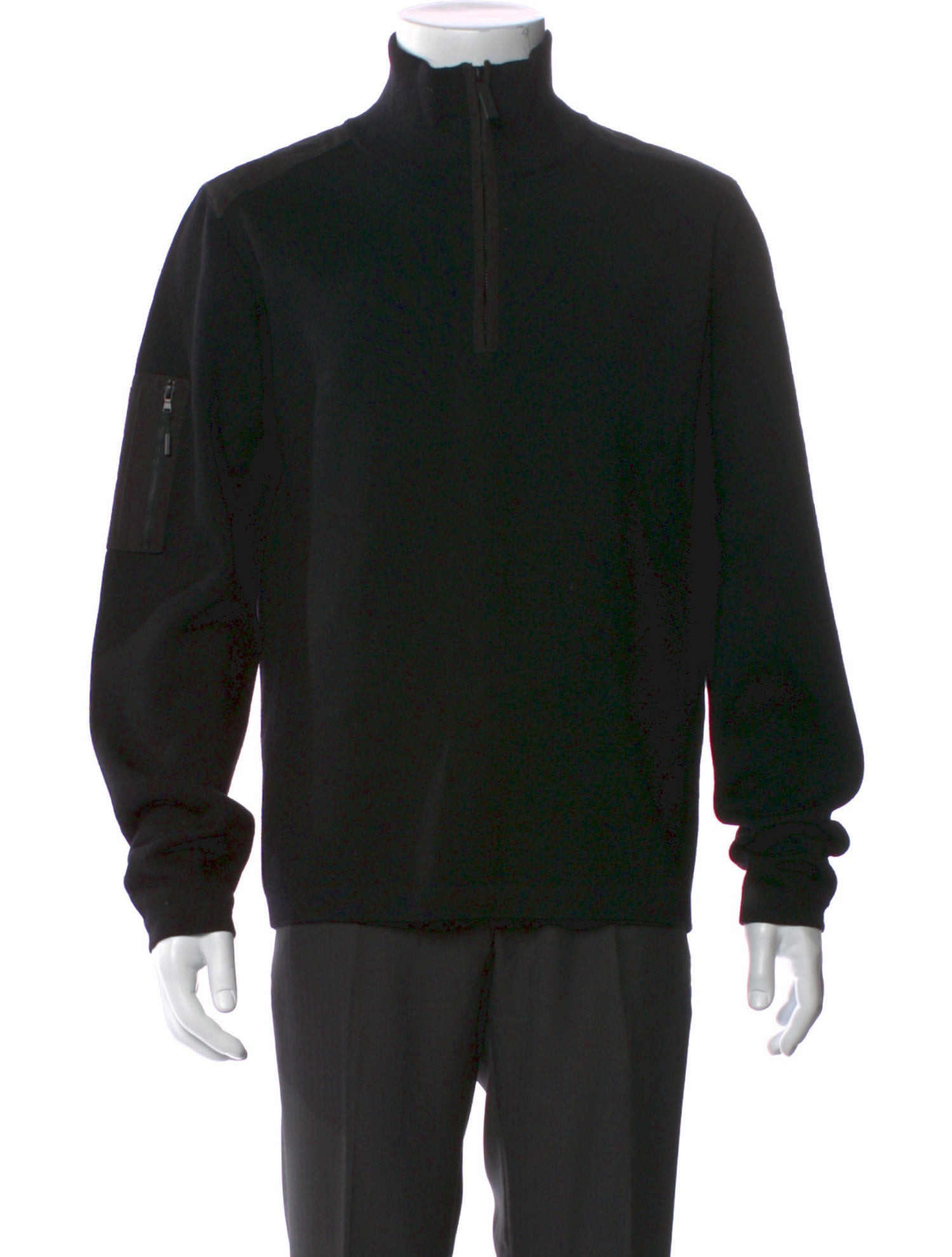 Canada Goose Merino Wool Mock Neck Cardigan