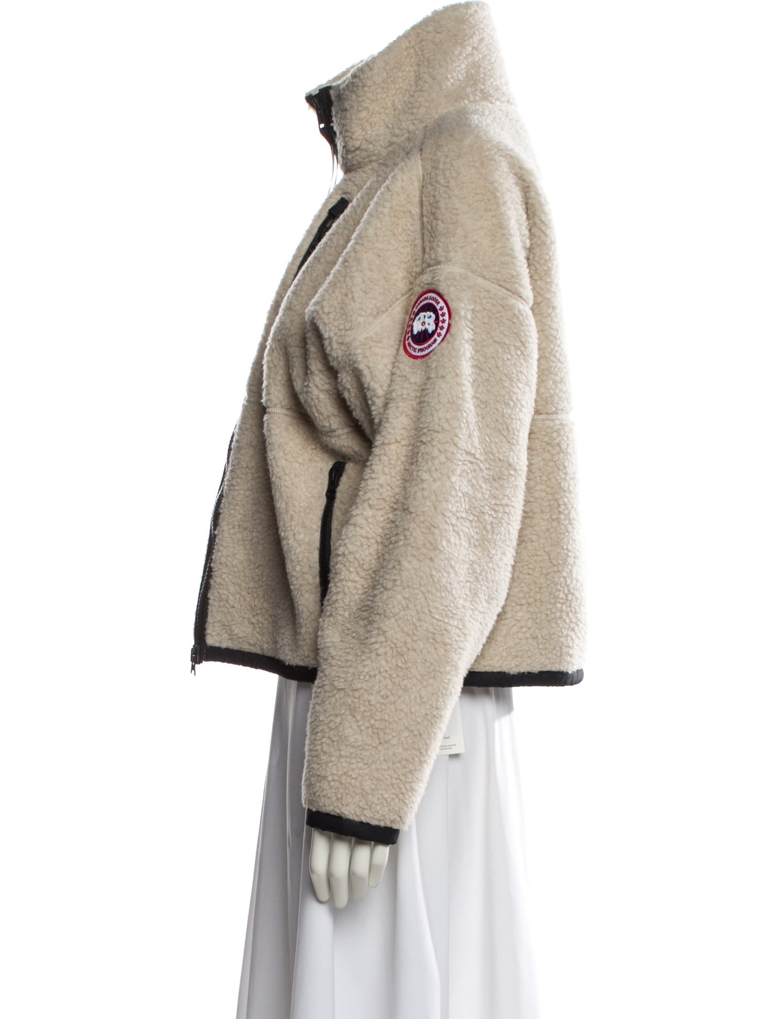 Canada Goose Wool Faux Fur Jacket
