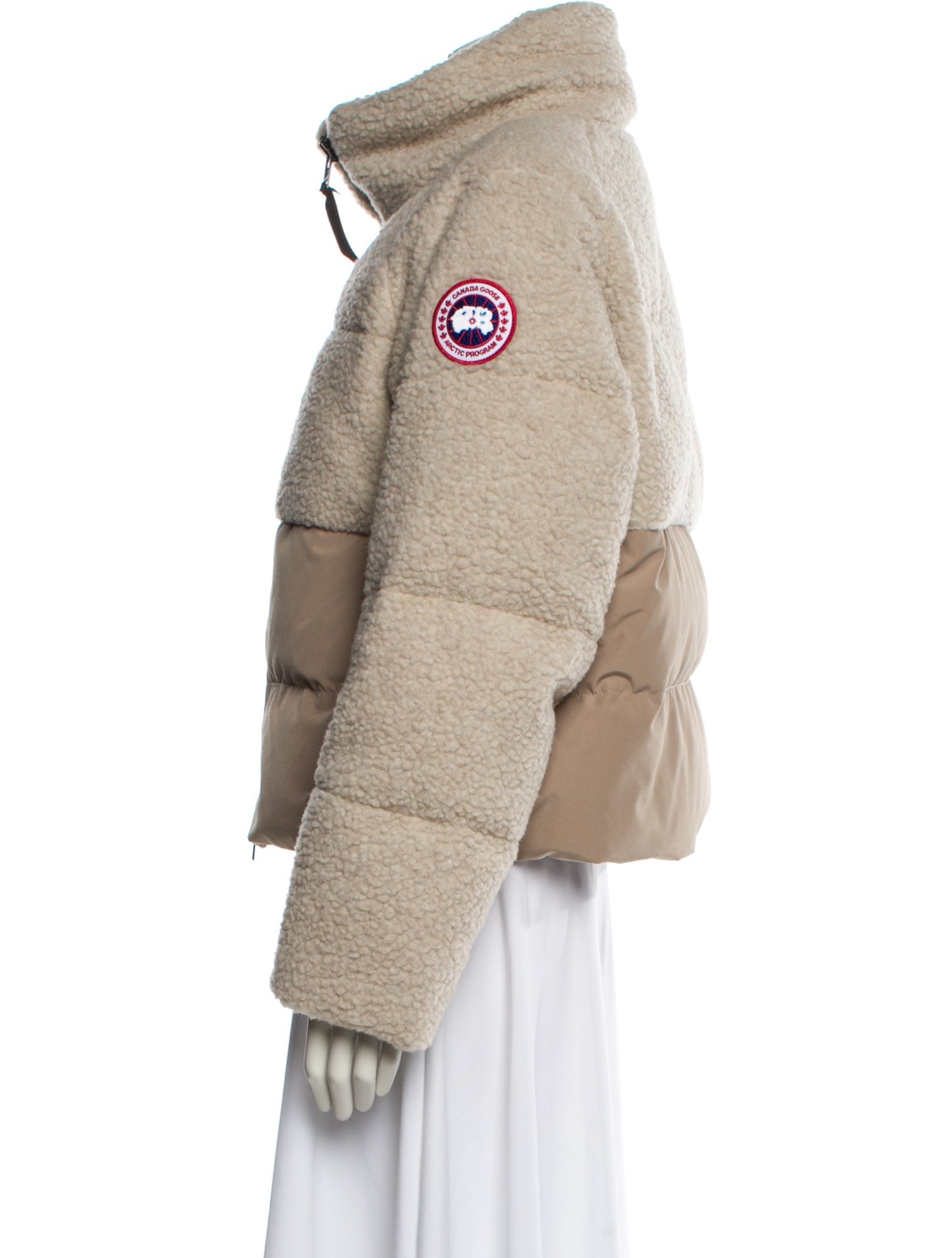 Canada Goose Fleece Faux Fur Jacket