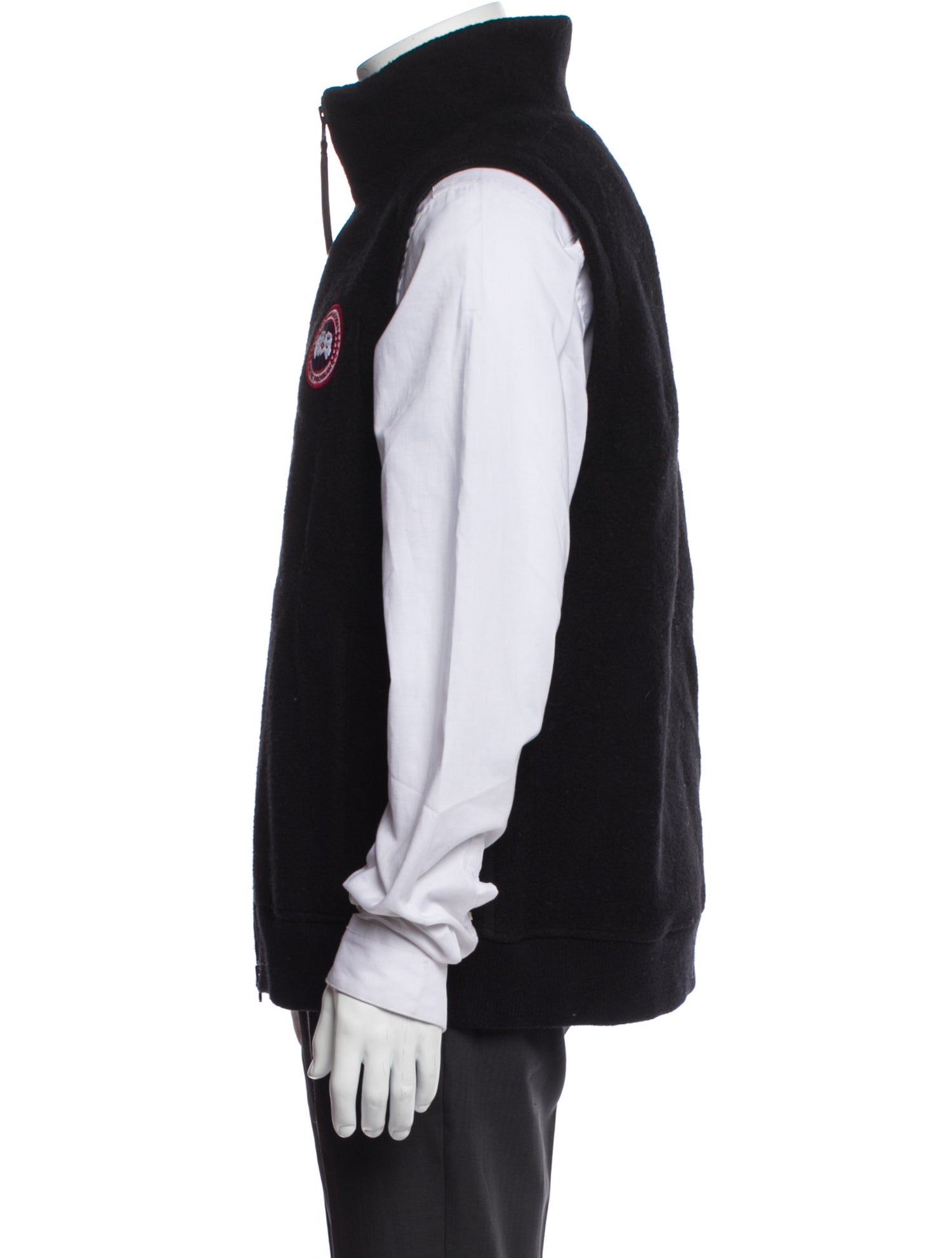 Canada Goose Wool Graphic Print Vest