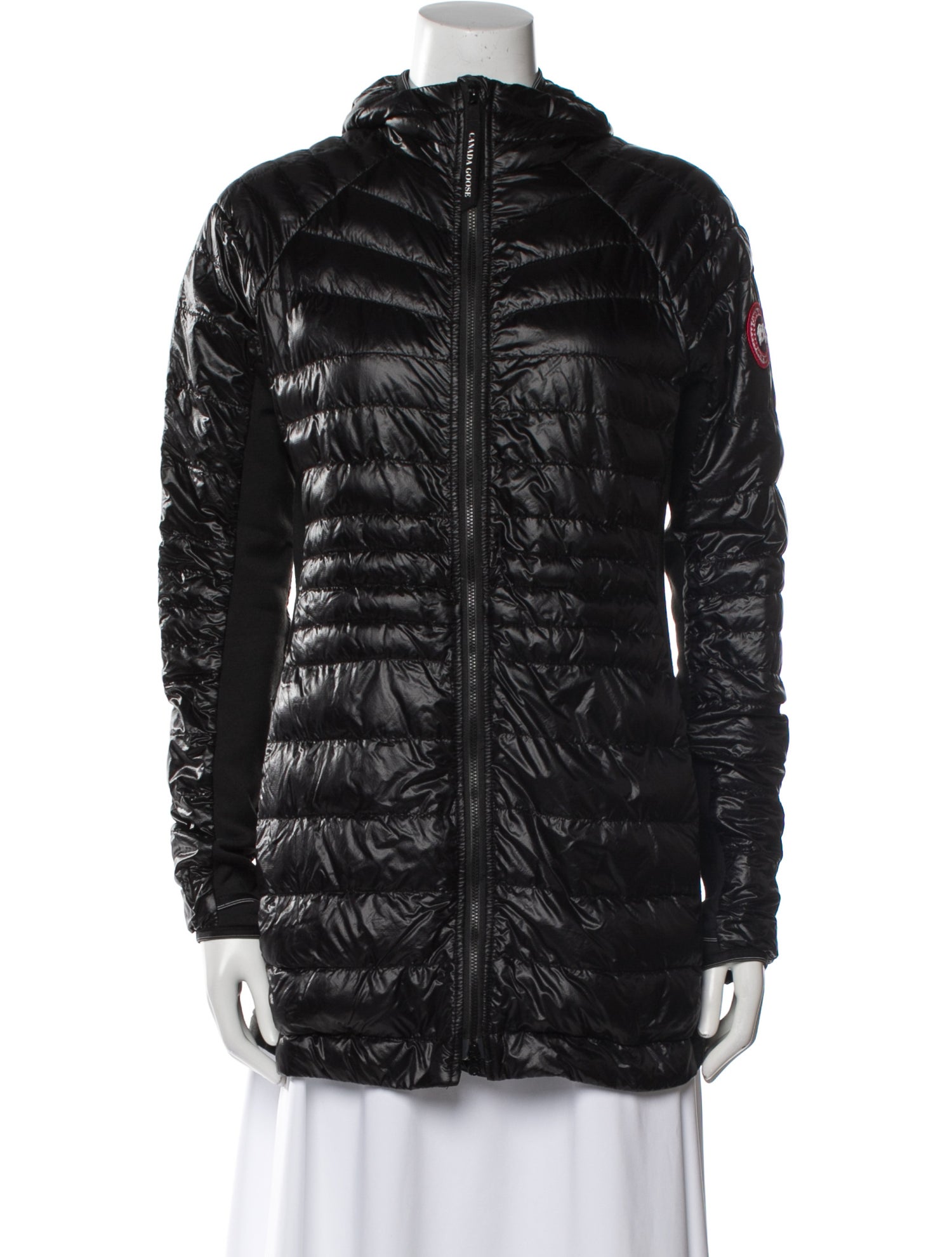 Canada Goose Nylon Faux Fur Coat
