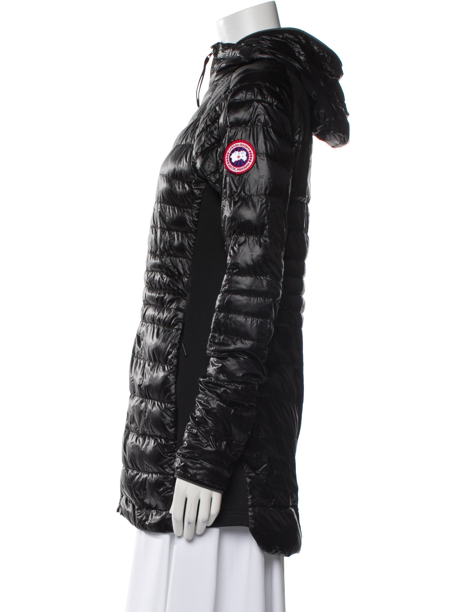 Canada Goose Nylon Faux Fur Coat