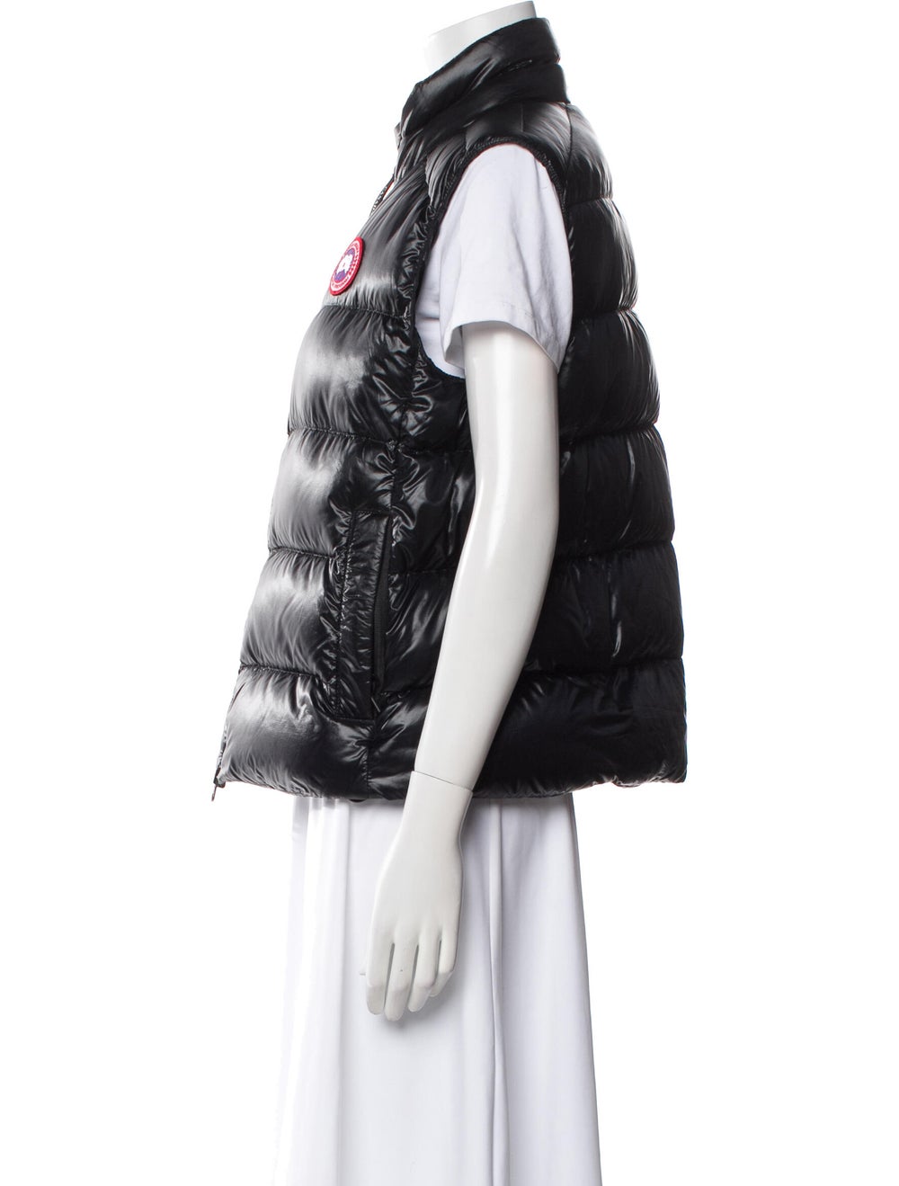 Canada Goose Down Down Jacket Black Embroidered A… - image 2