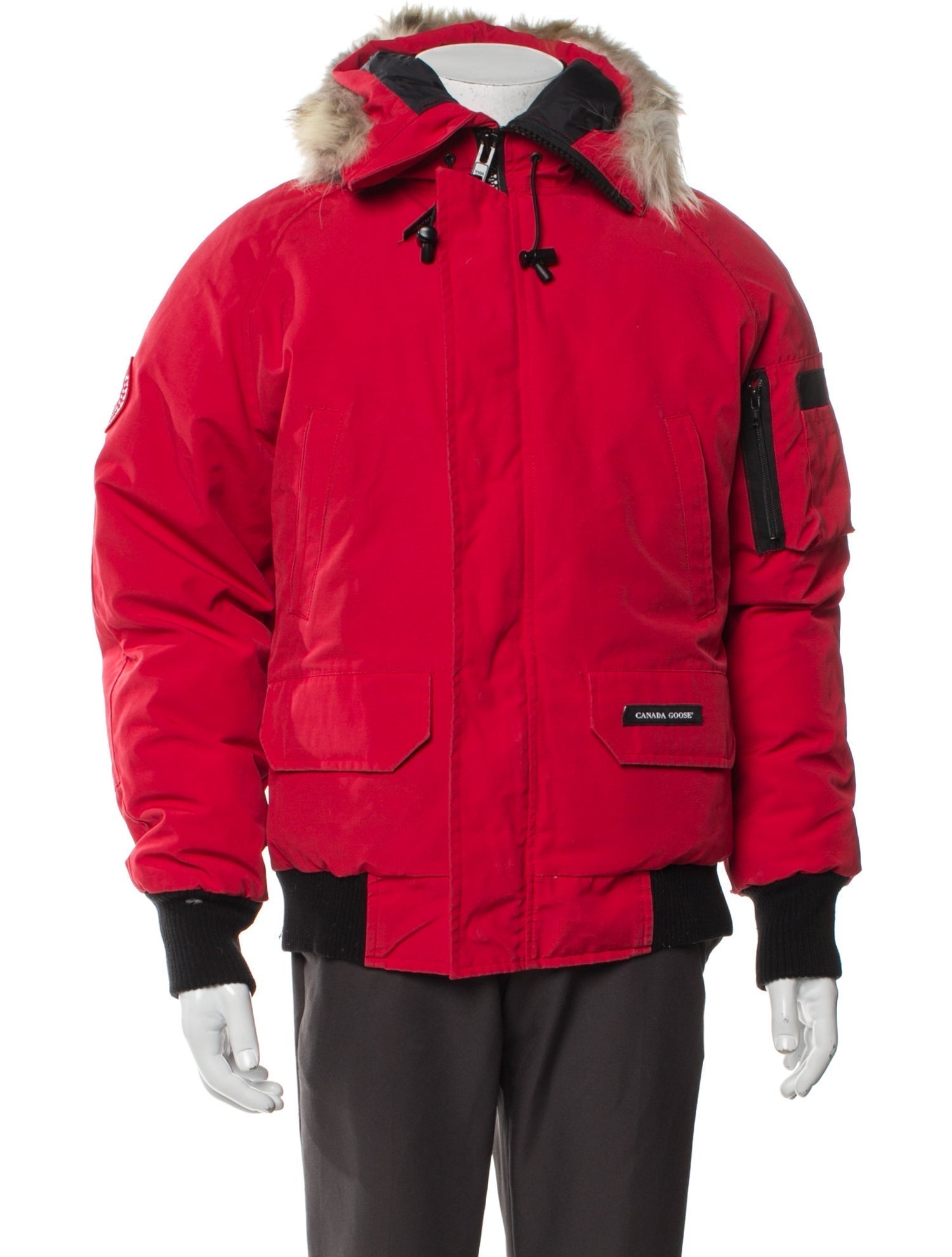 Canada Goose Graphic Print Puffer Coat