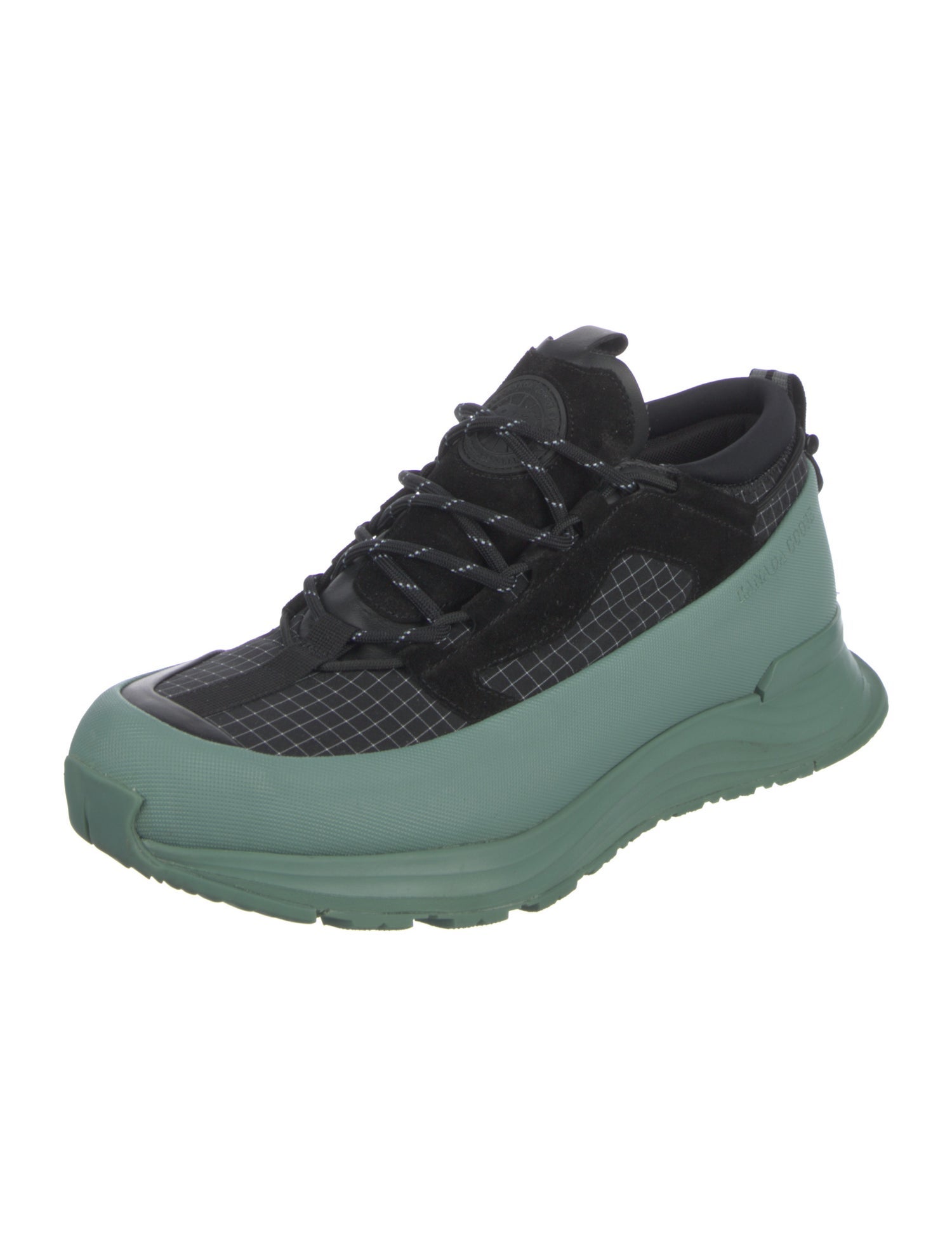 Canada Goose Suede Colorblock Pattern Sneakers