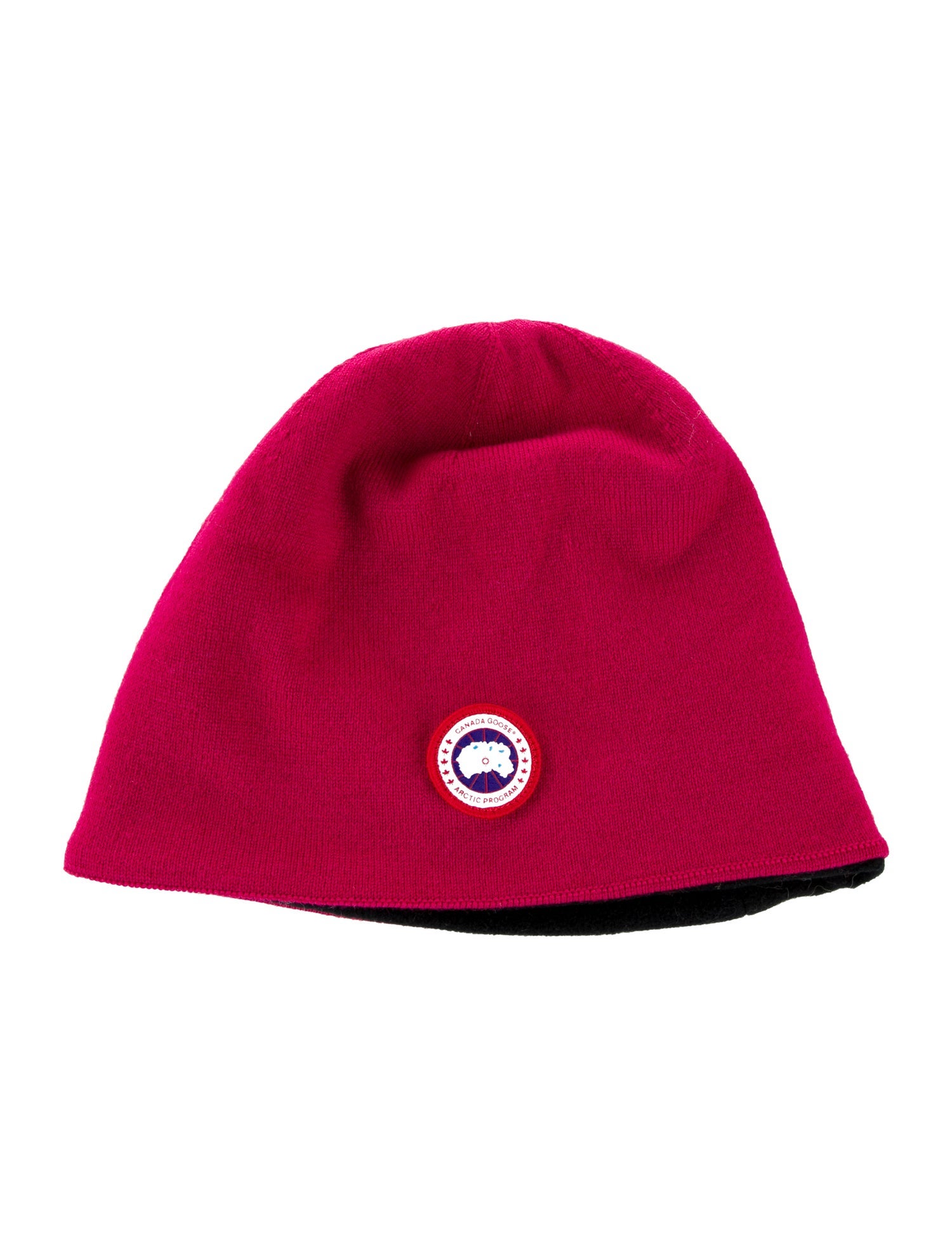 Canada Goose Red 100% Merino Wool Beanie – Made in Italy ?? Kids Merino Pom Toque | Canada Goose NP main image 2