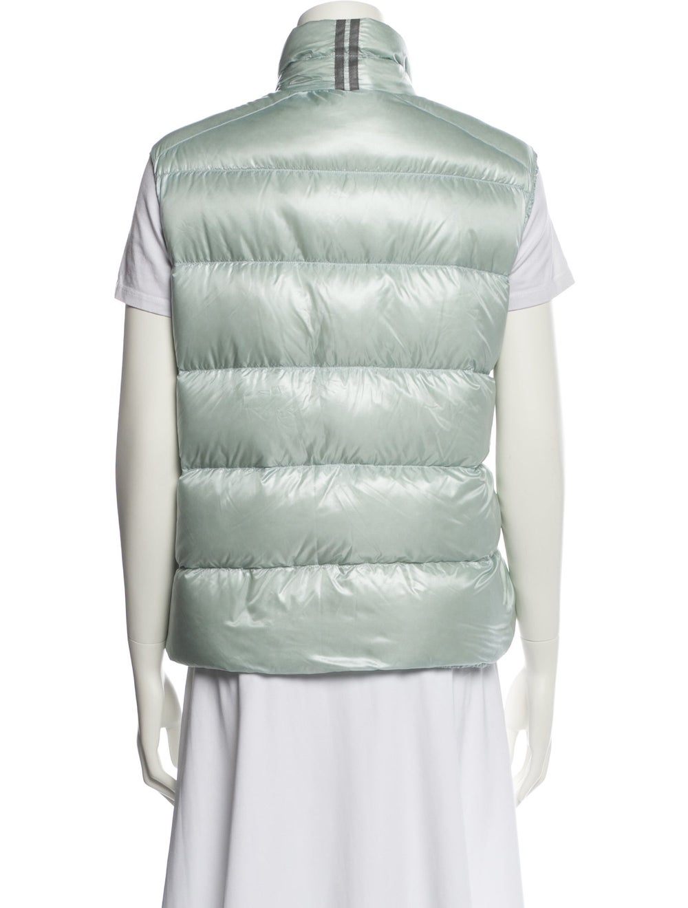 Canada Goose Down Down Jacket Blue Embroidered Ac… - image 3