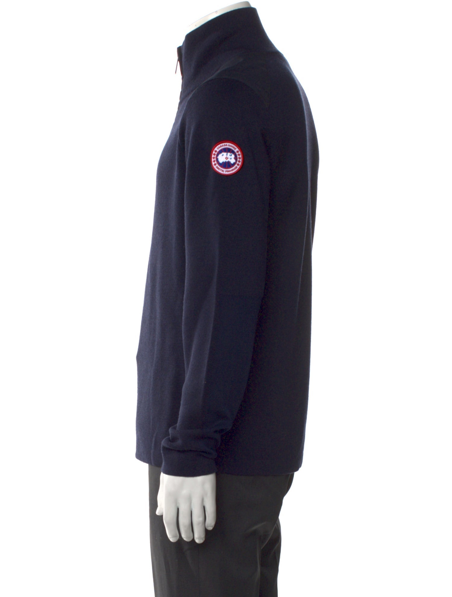 Canada Goose Wool Turtleneck Polo Sweater