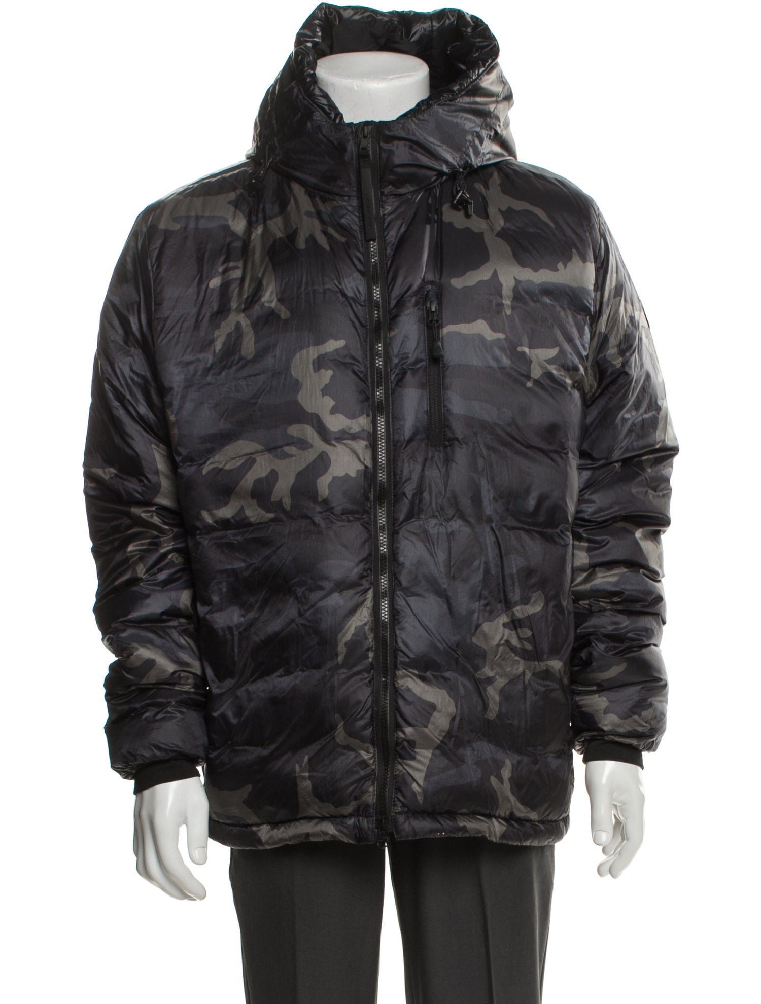 Canada Goose Camouflage Print Puffer Coat