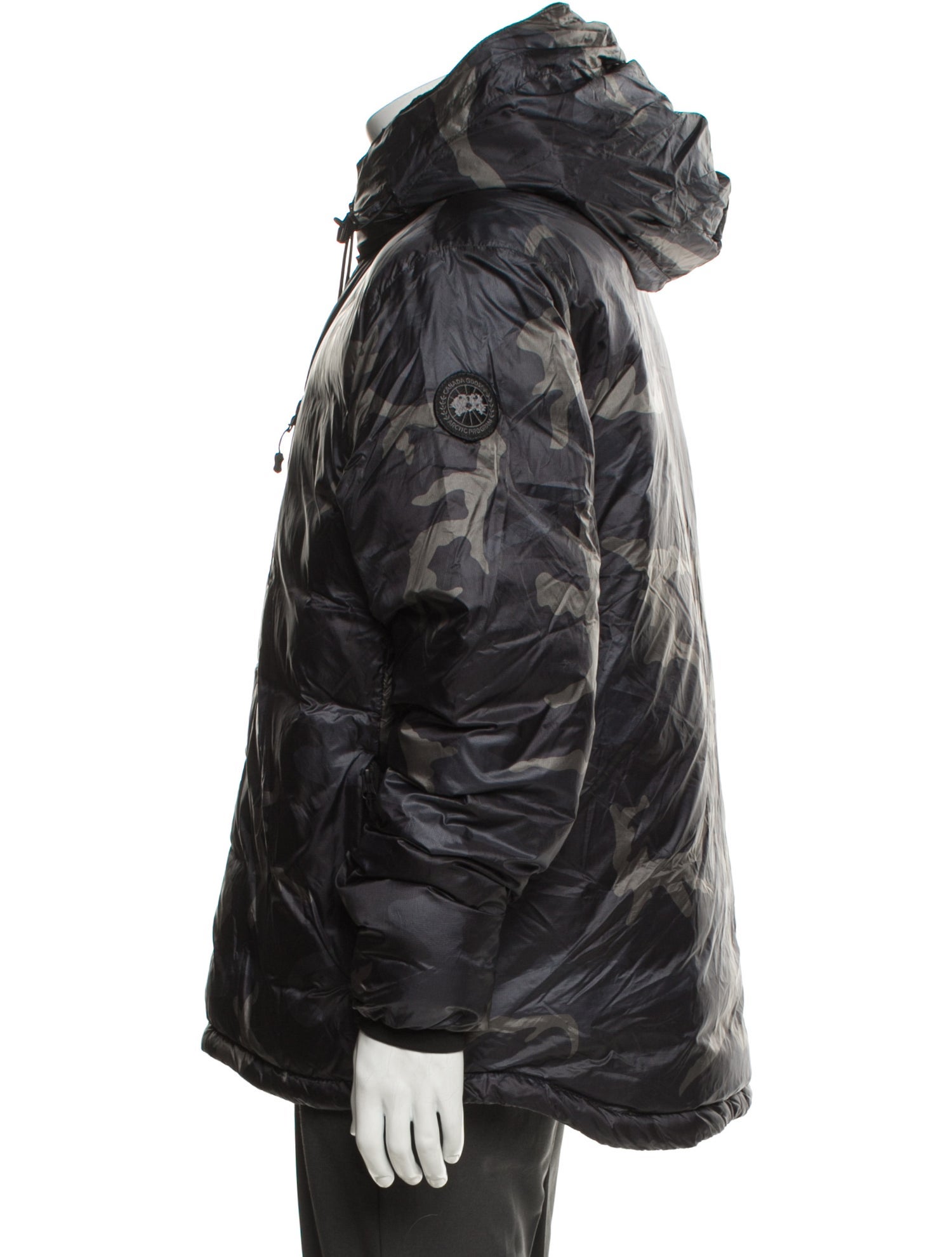 Canada Goose Camouflage Print Puffer Coat