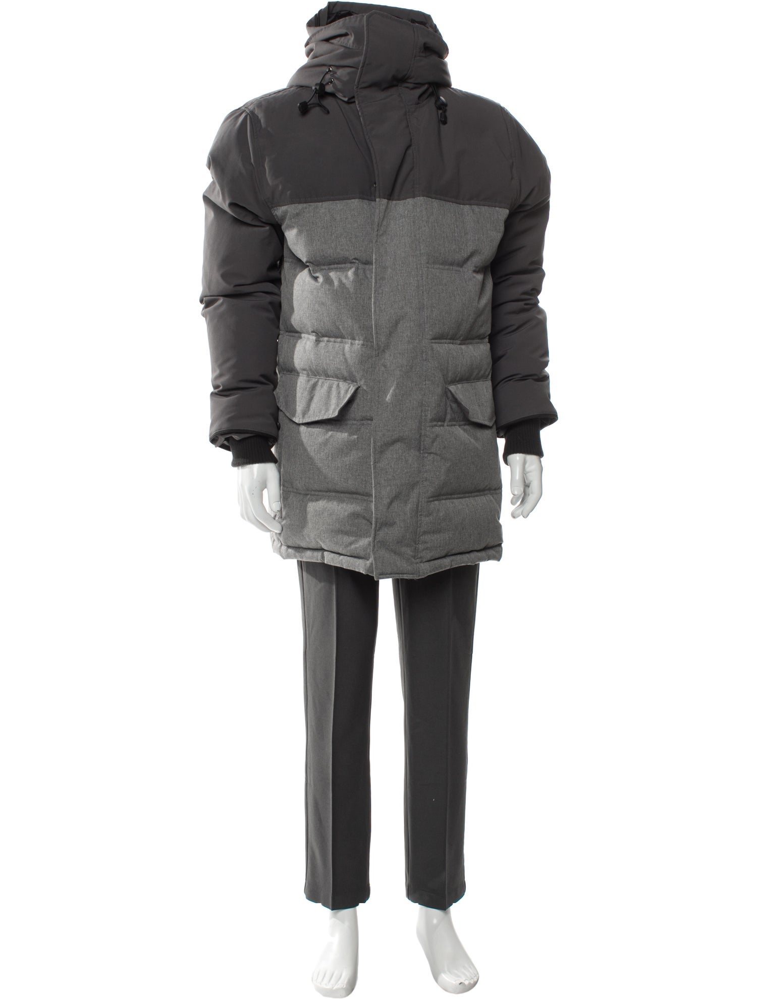 Canada Goose Clarence Colorblock Pattern Puffer Coat