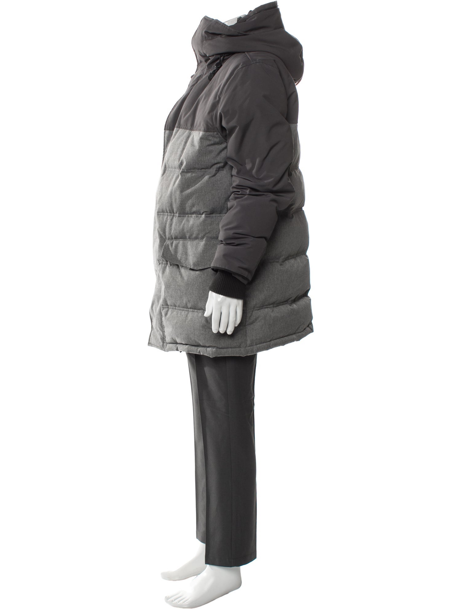 Canada Goose Clarence Colorblock Pattern Puffer Coat