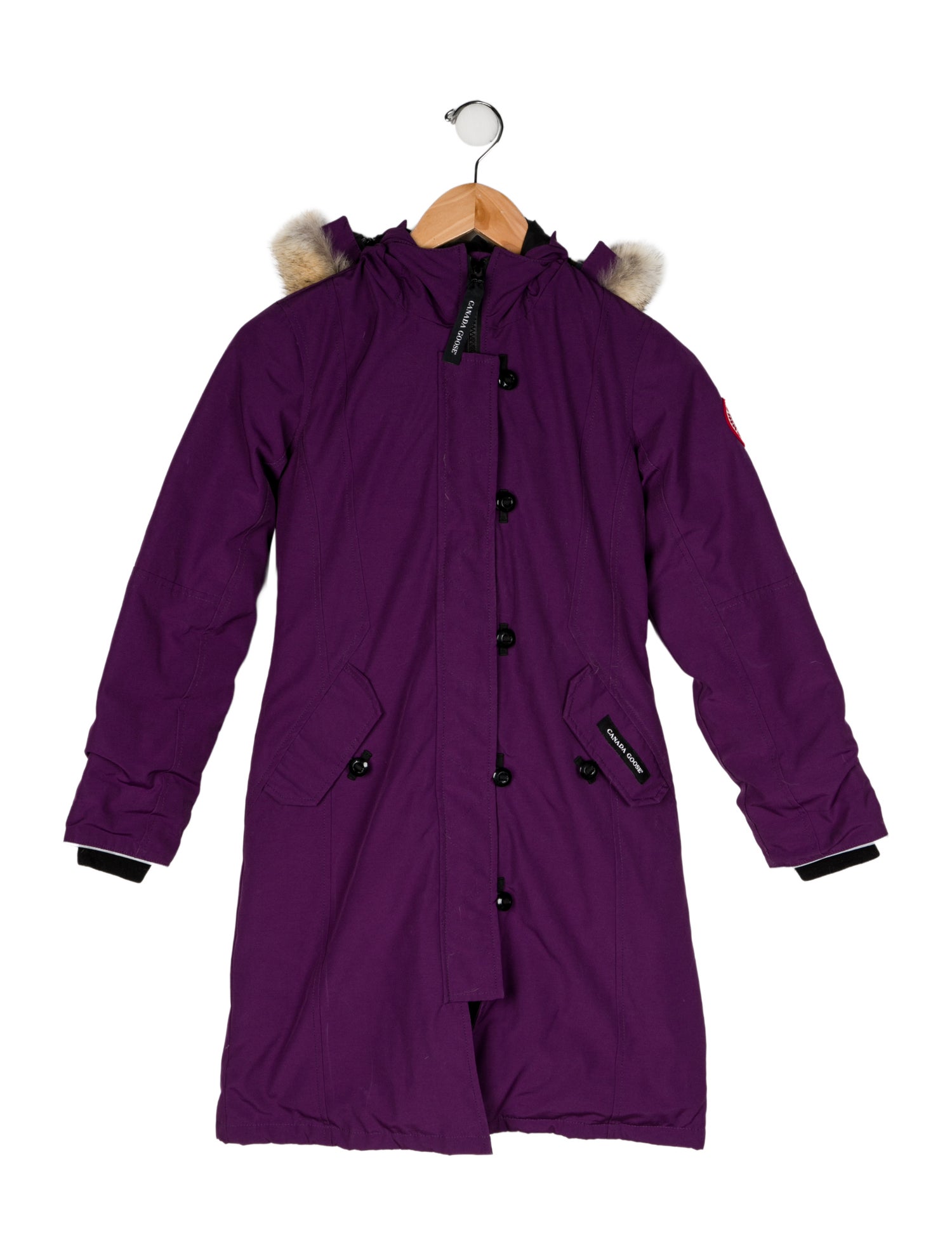 Canada Goose Girls' Solid Down Coat