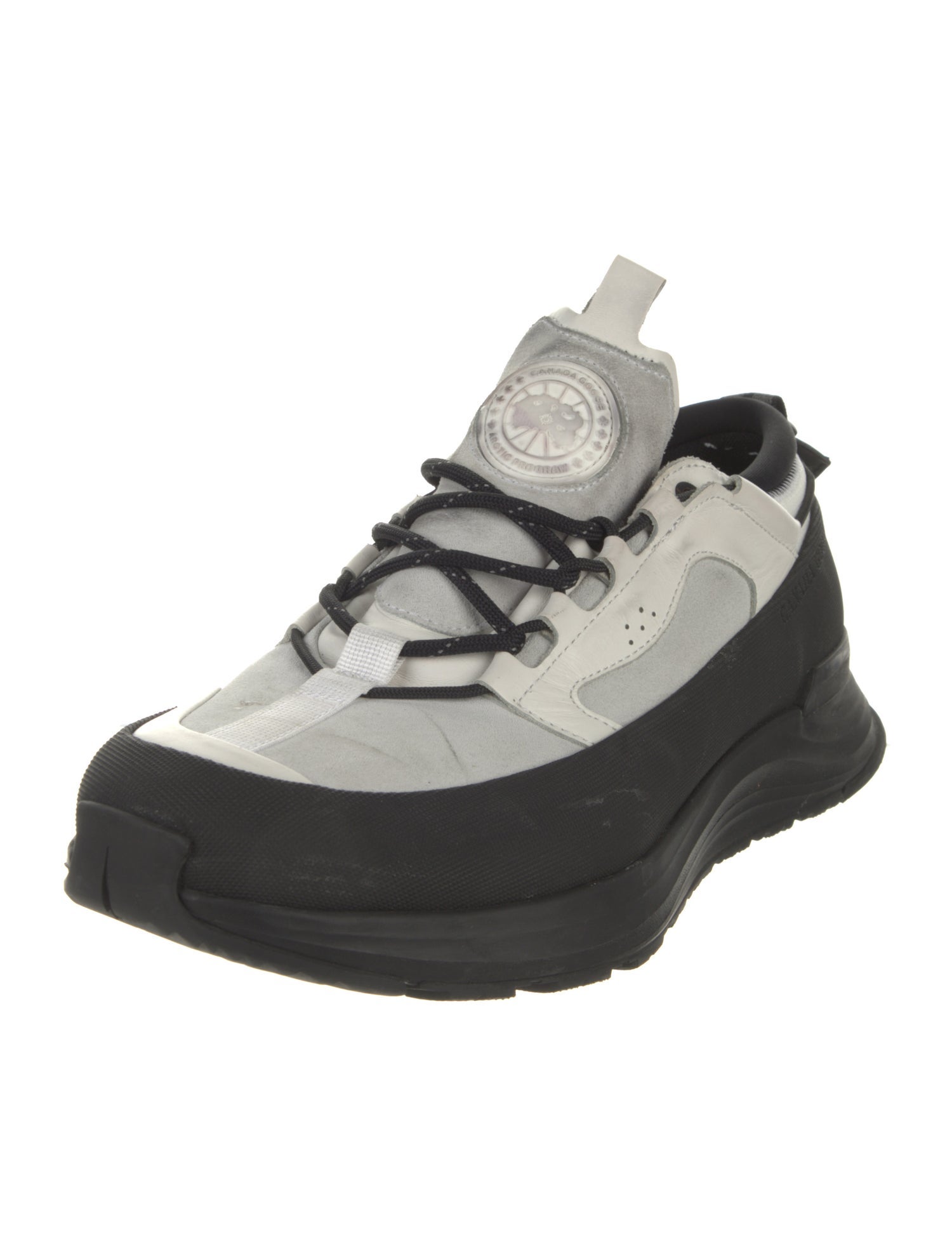 Canada Goose Suede Colorblock Pattern Athletic Sneakers