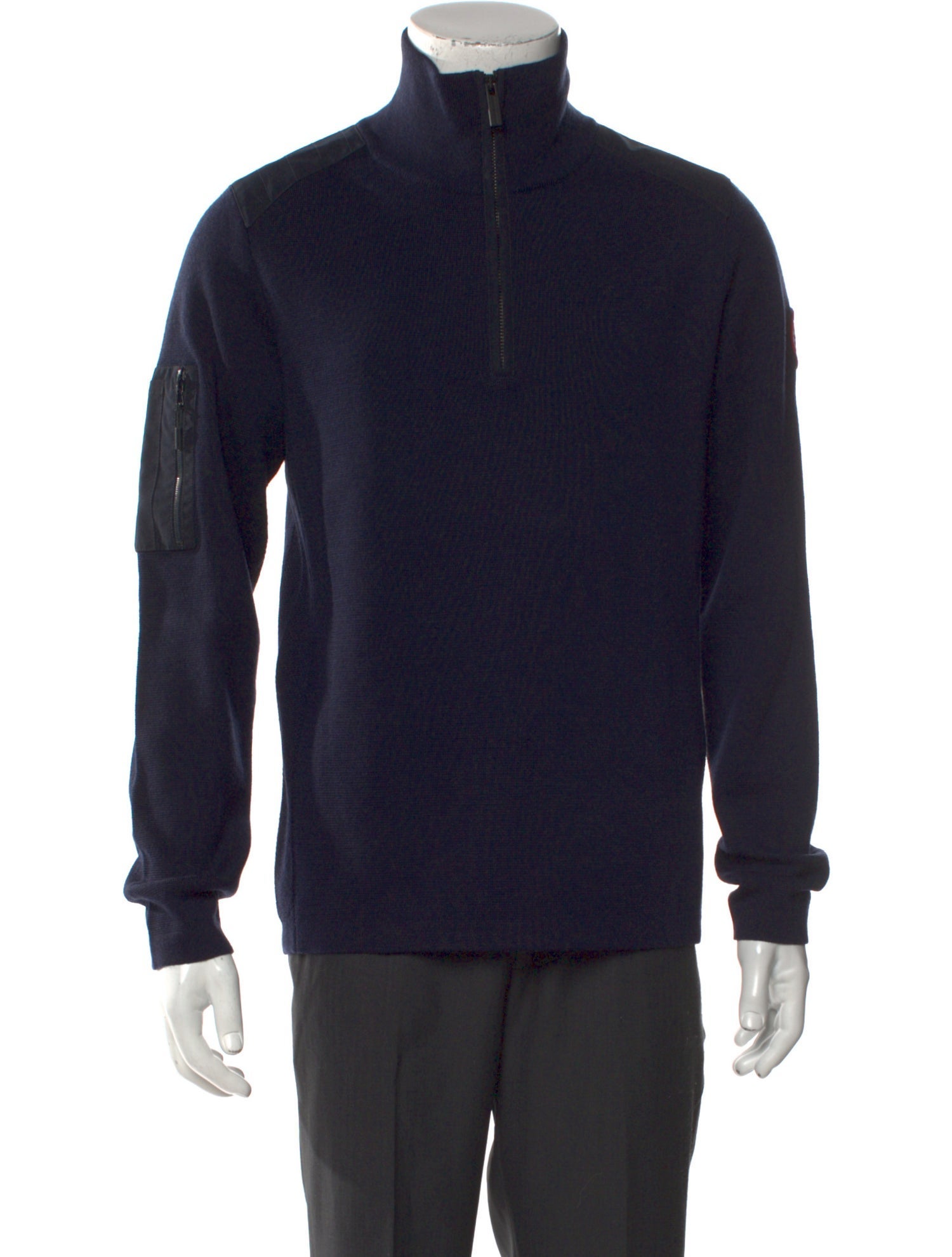 Canada Goose Wool Turtleneck Polo Sweater