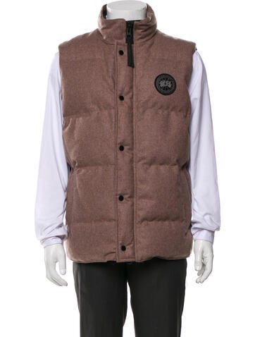 Pre-owned Canada Goose Wool Vest In Brown