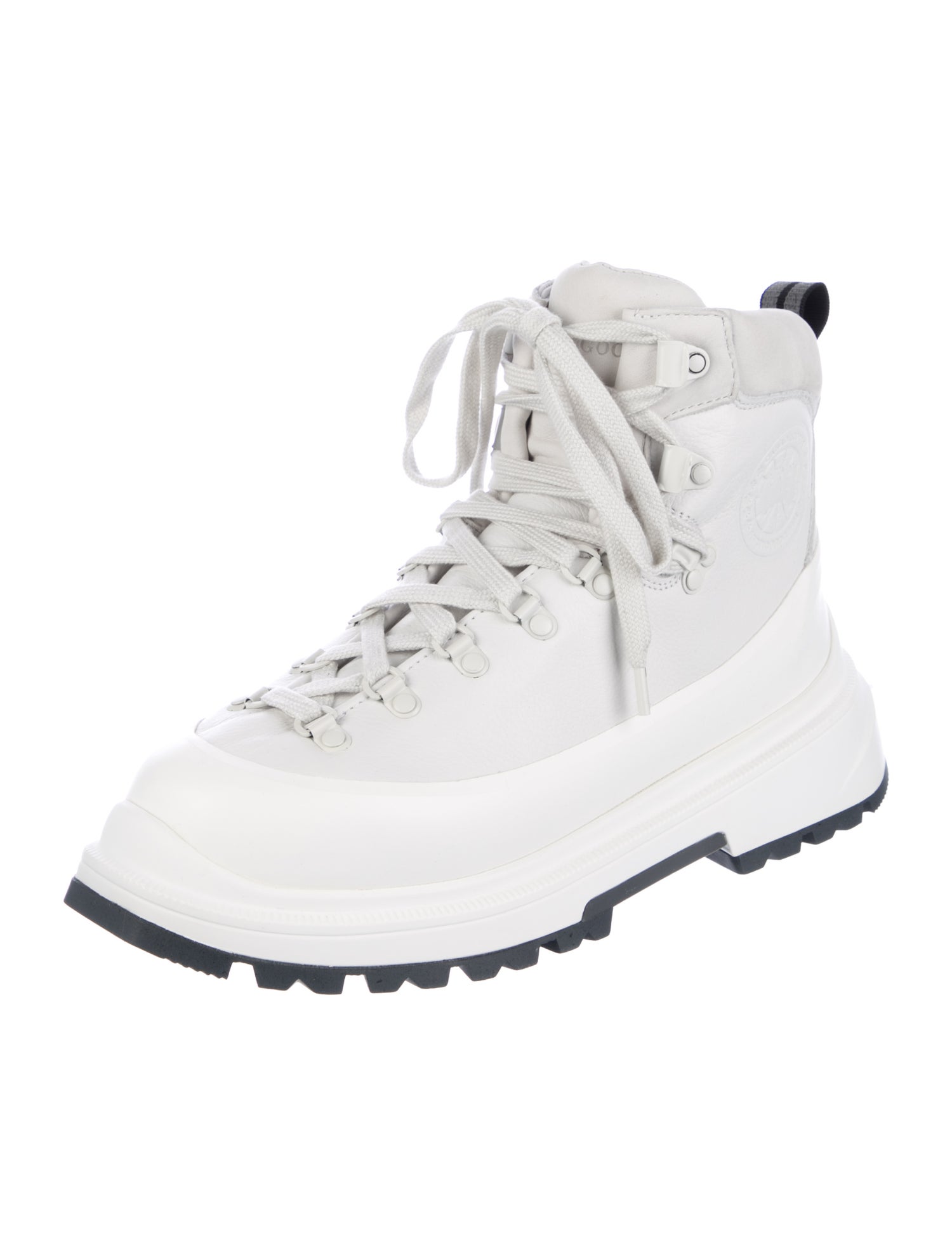 Canada Goose Leather Combat Boots